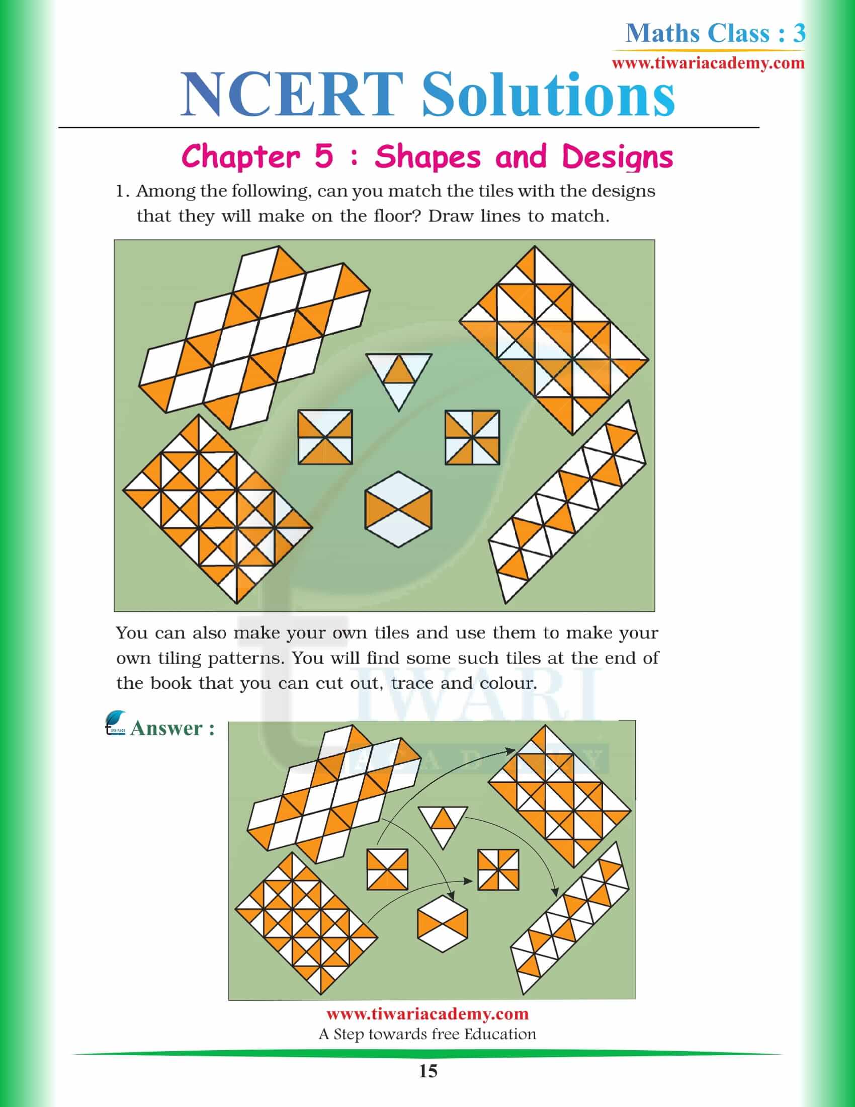 Grade 3 Maths NCERT Chapter 5