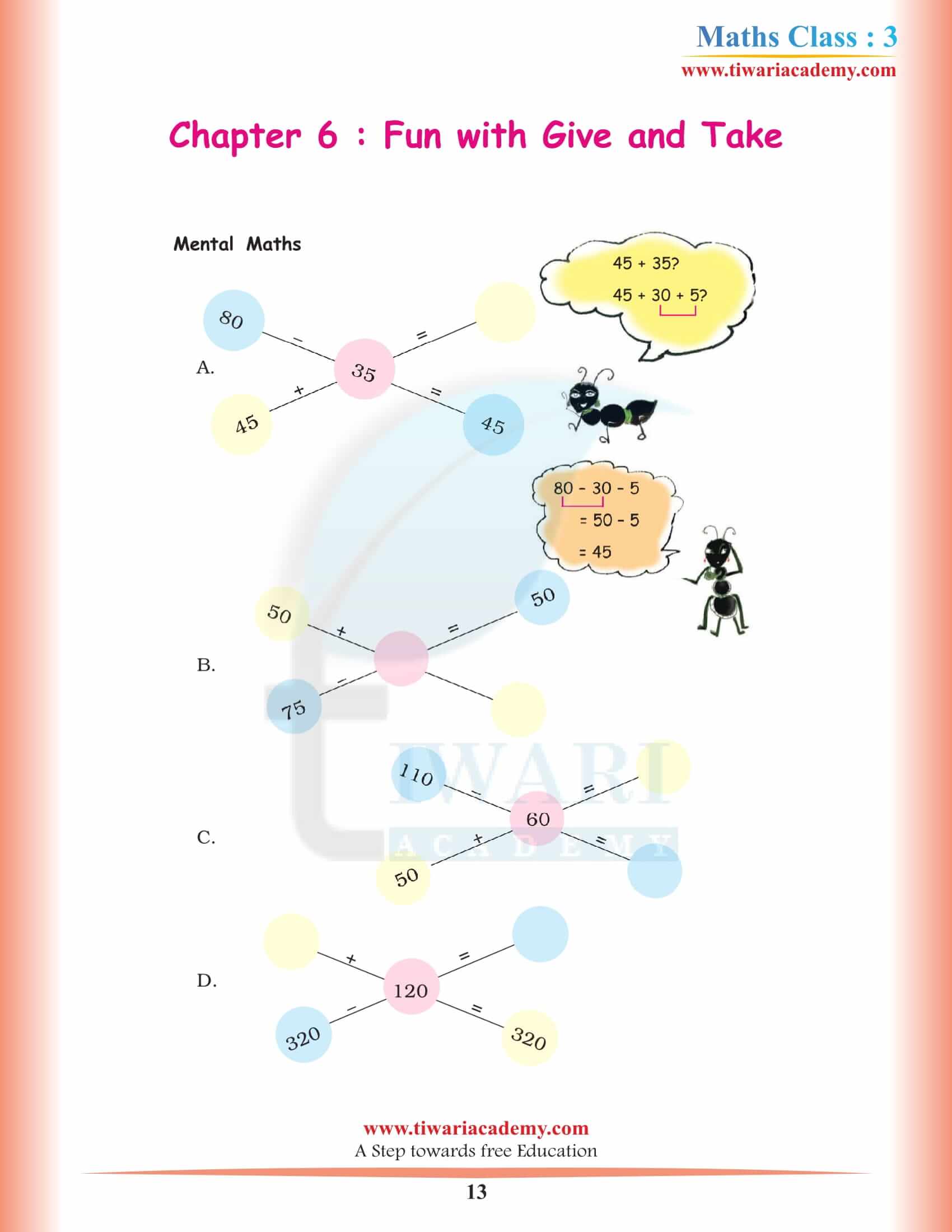 Class 3 Maths Chapter 6 in PDF