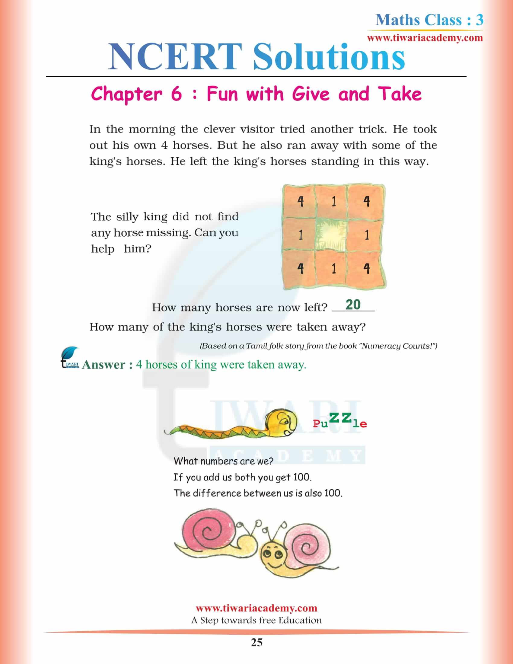 Grade 3 Maths Chapter 6 download