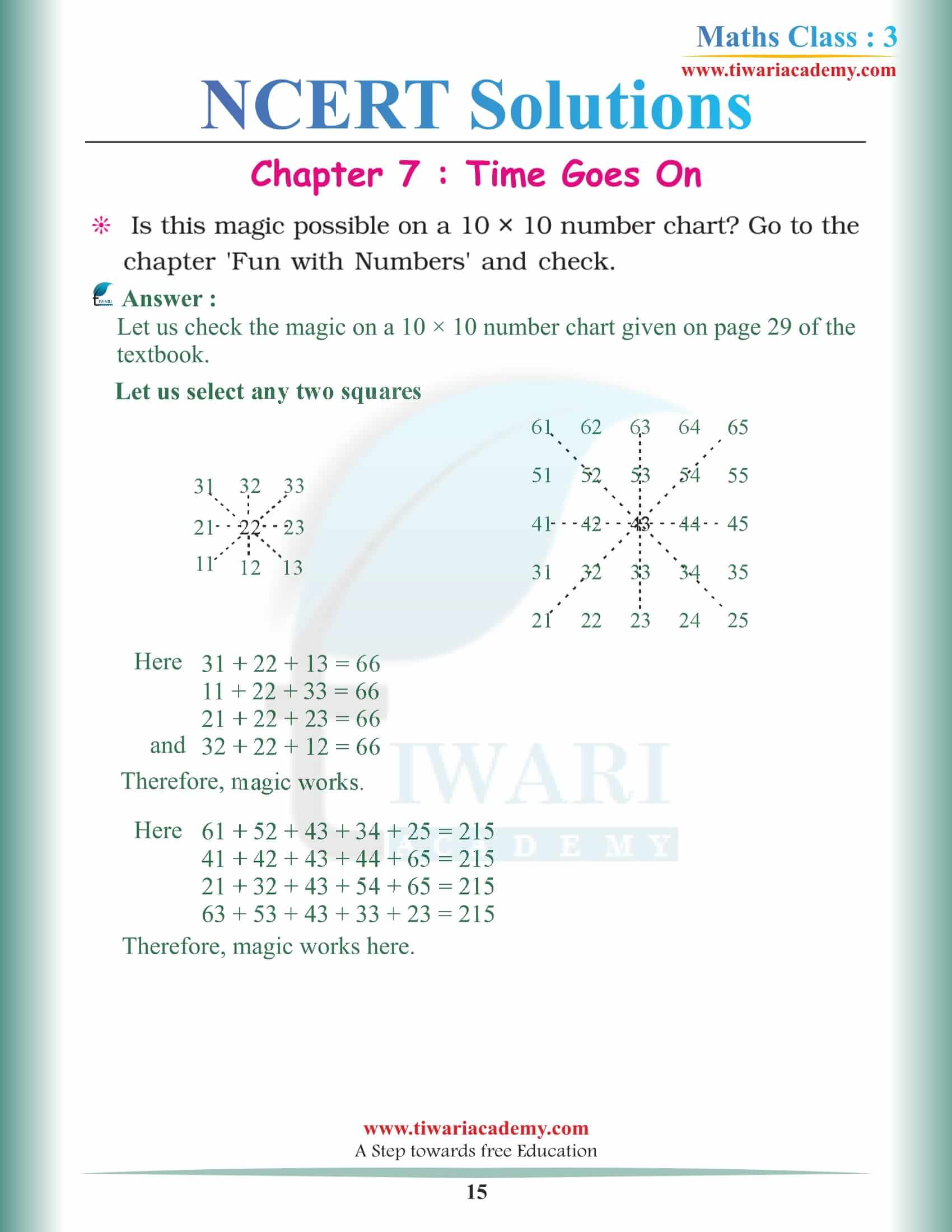 CBSE Class 3 Maths NCERT Chapter 7
