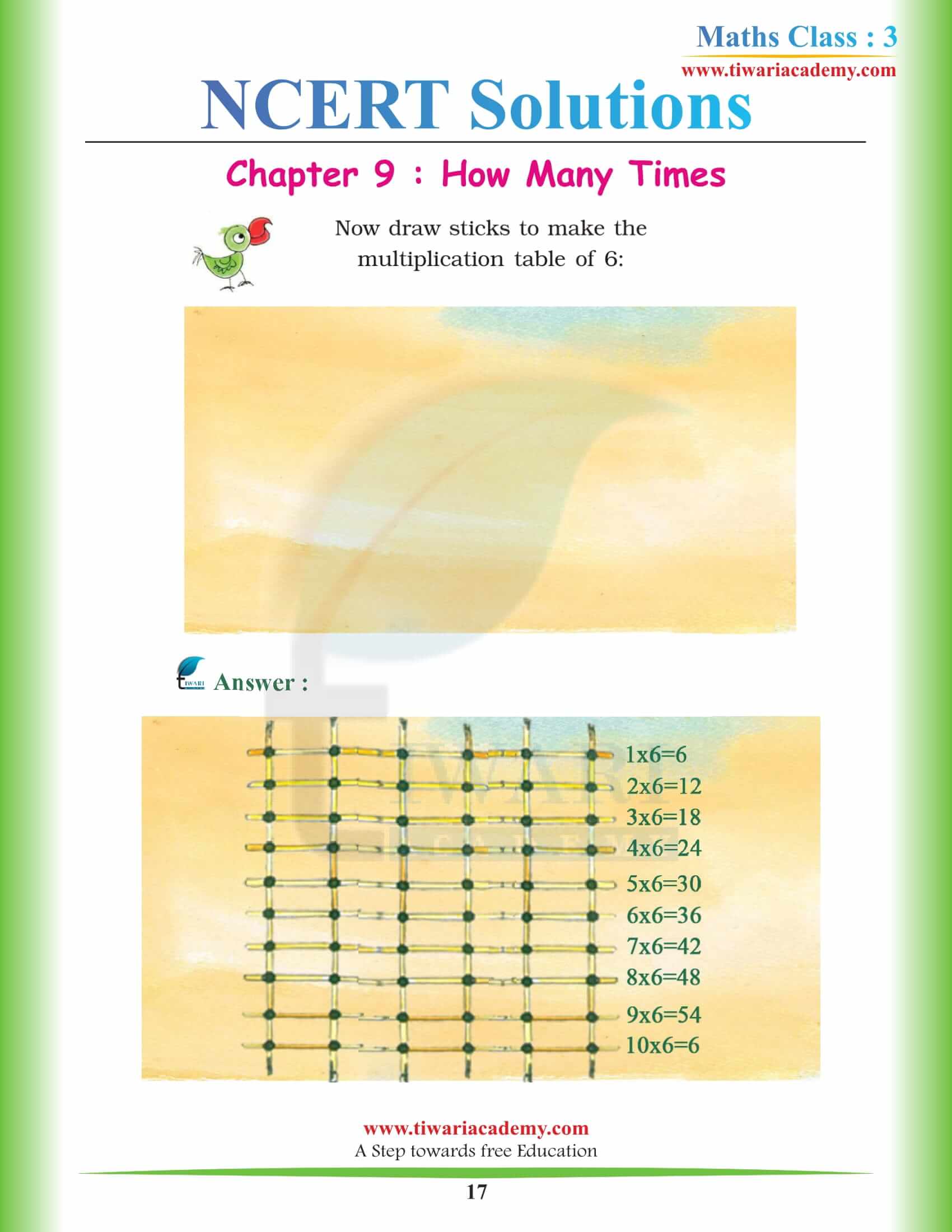 Class 3 Maths NCERT Chapter 9 in PDF