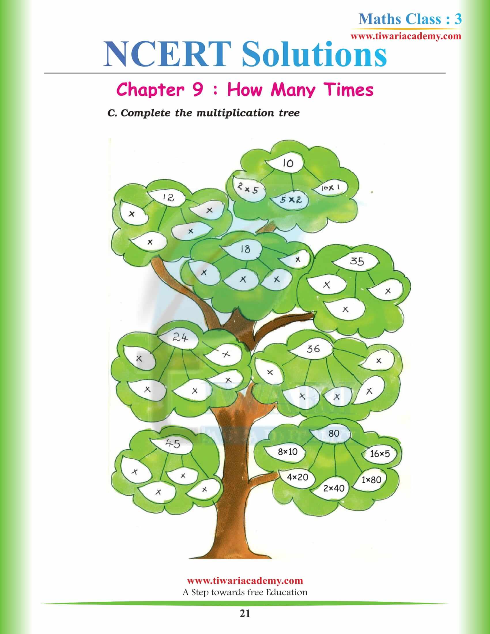 Standard 3 Maths NCERT Chapter 9