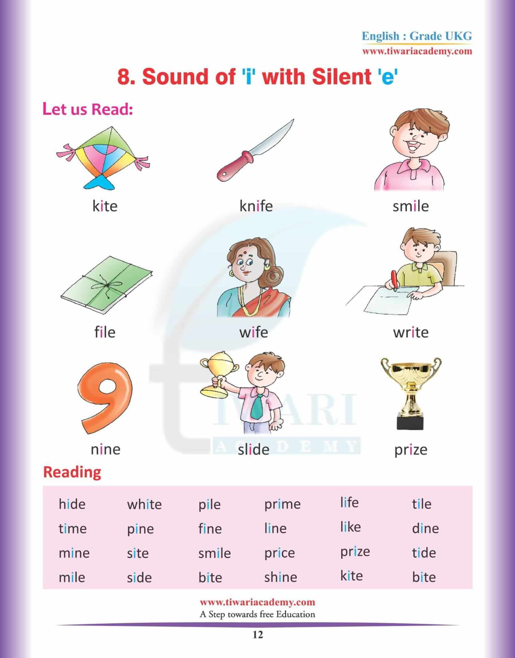 KG English Reading Book 11