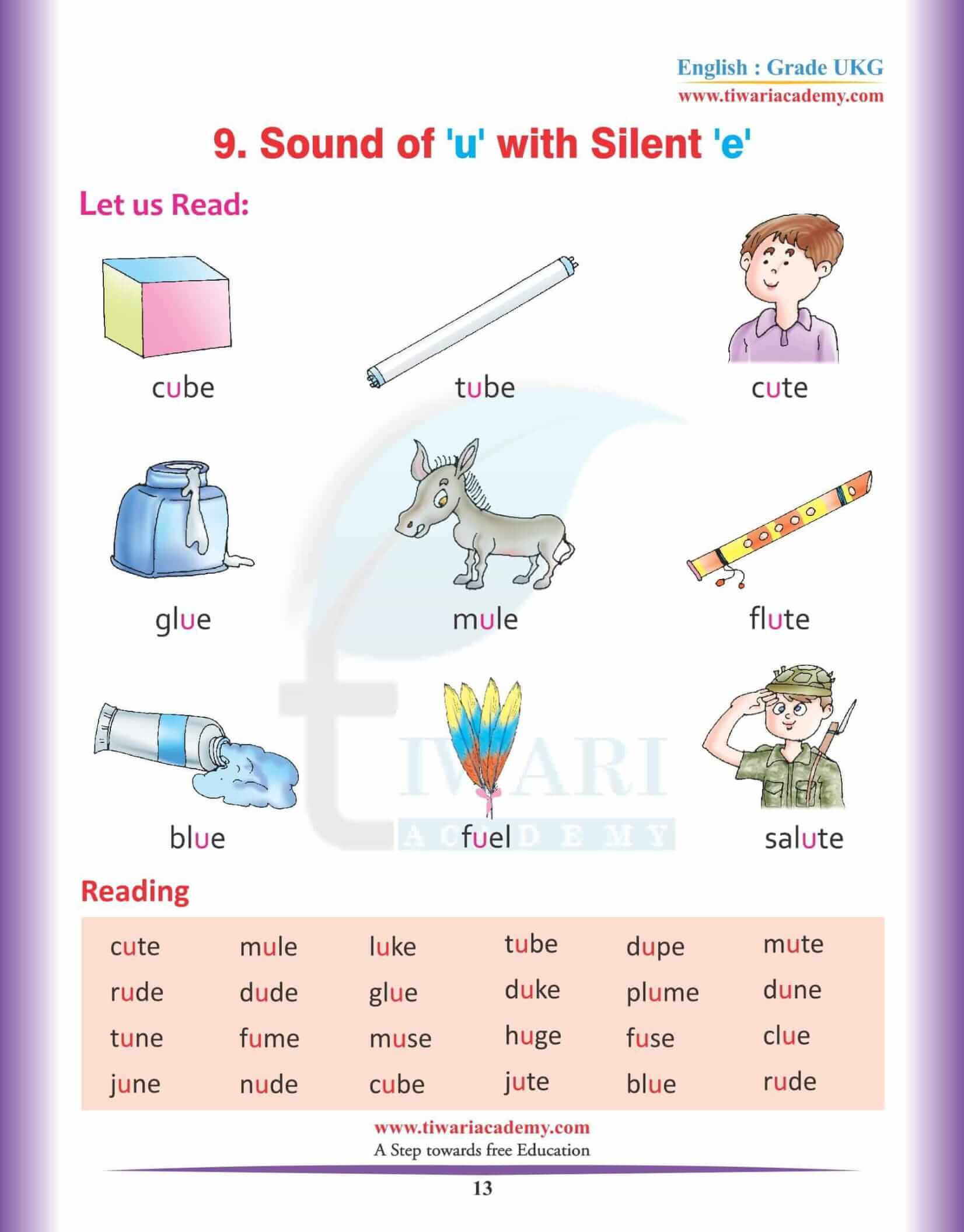 KG English Reading Book 12