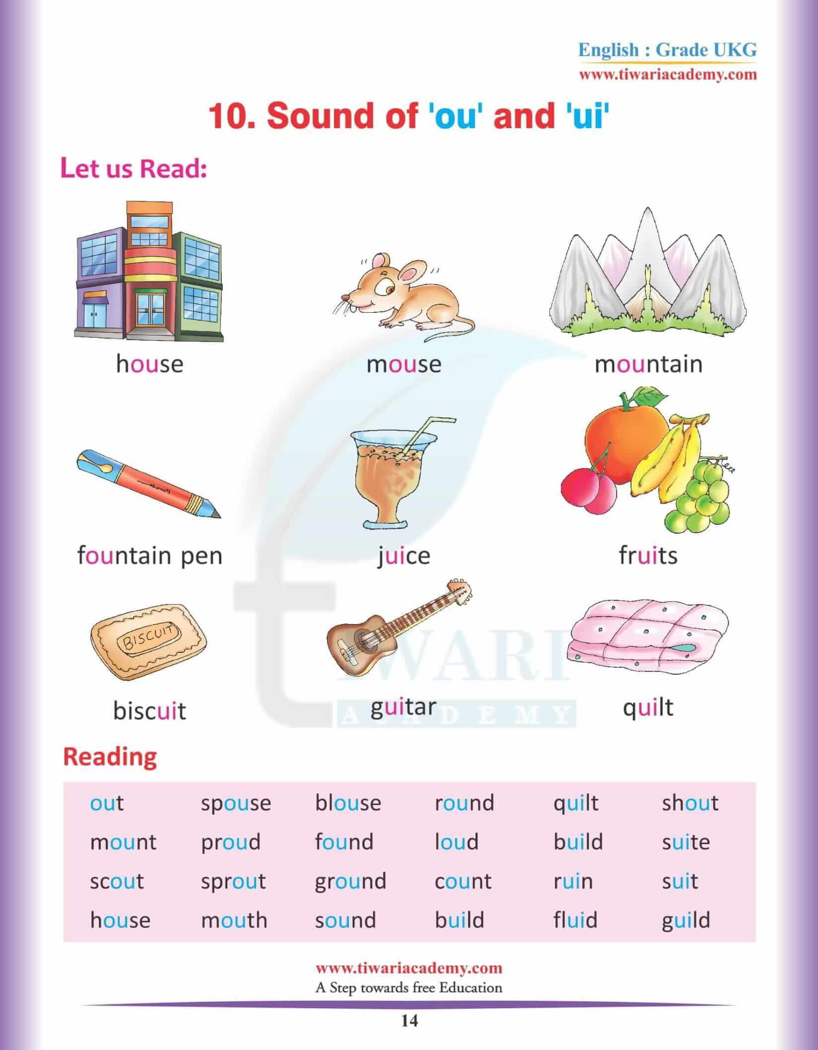 KG English Reading Book 13