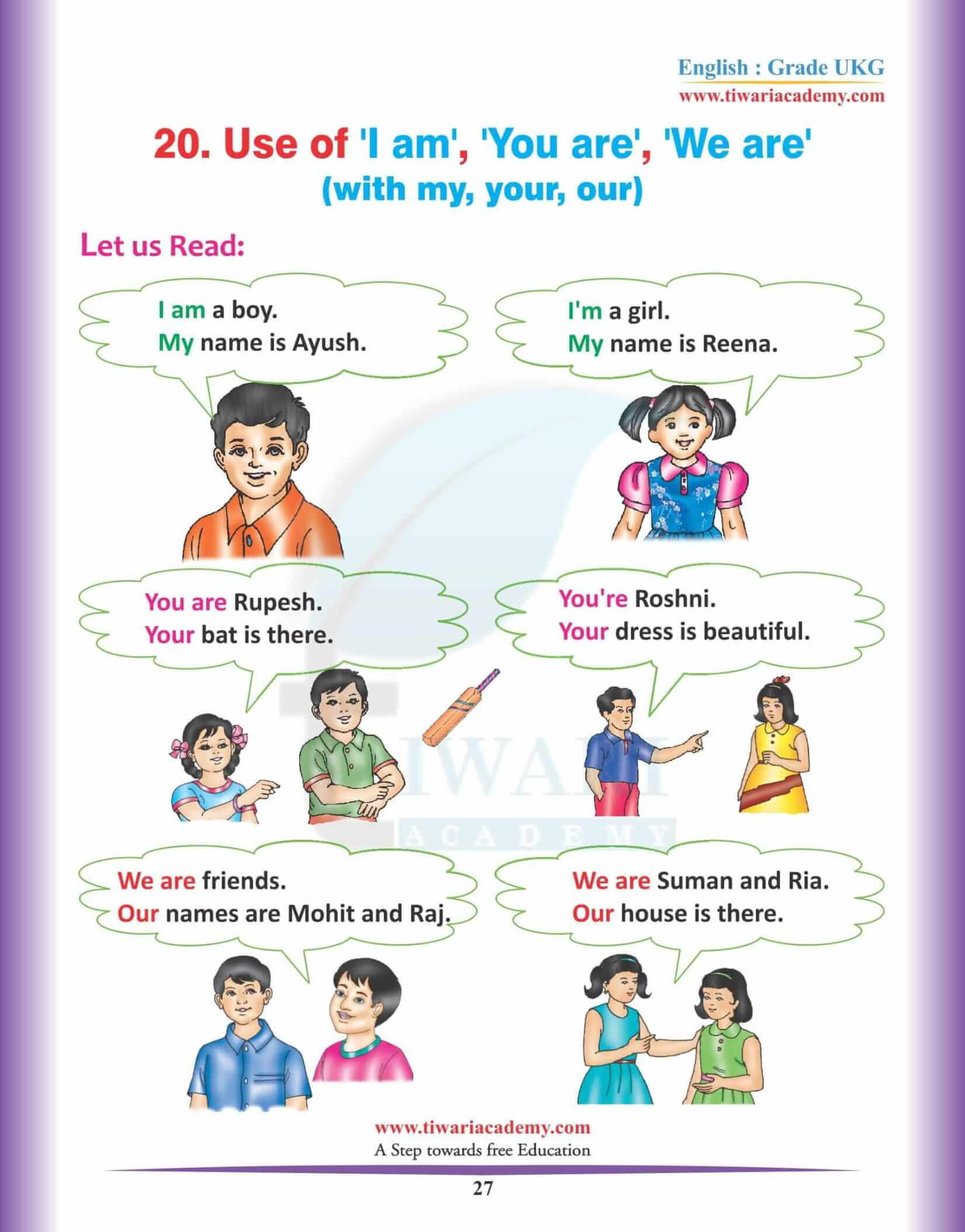 KG English Reading Book 26