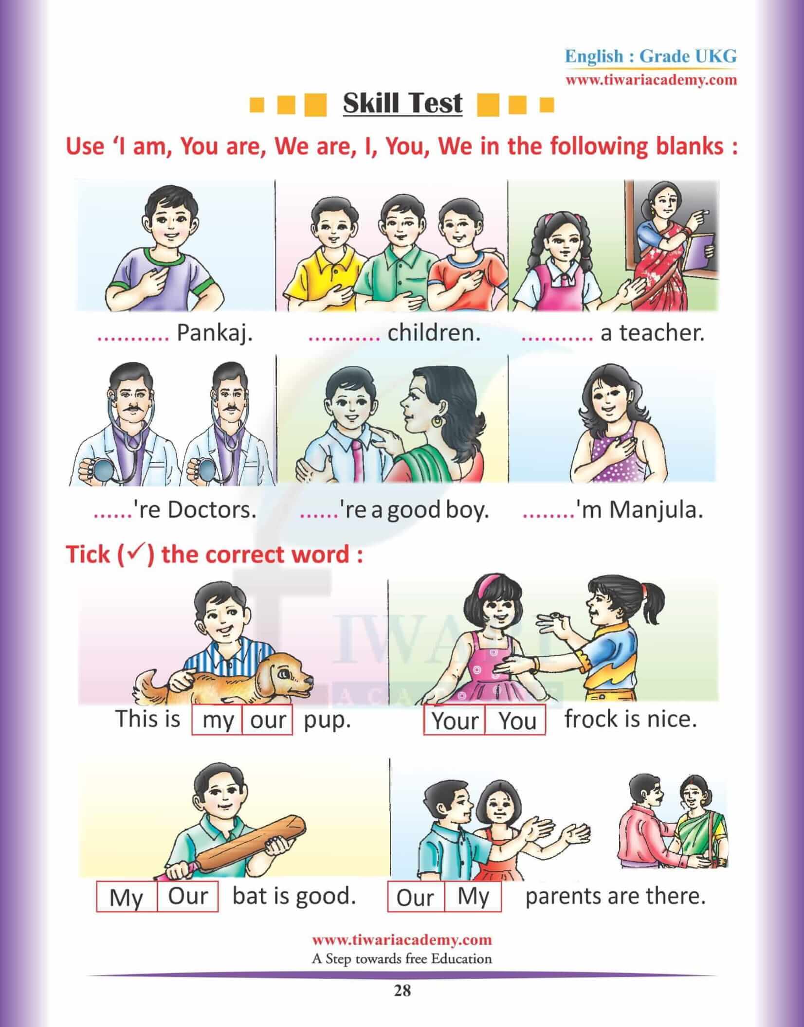 KG English Reading Book 27