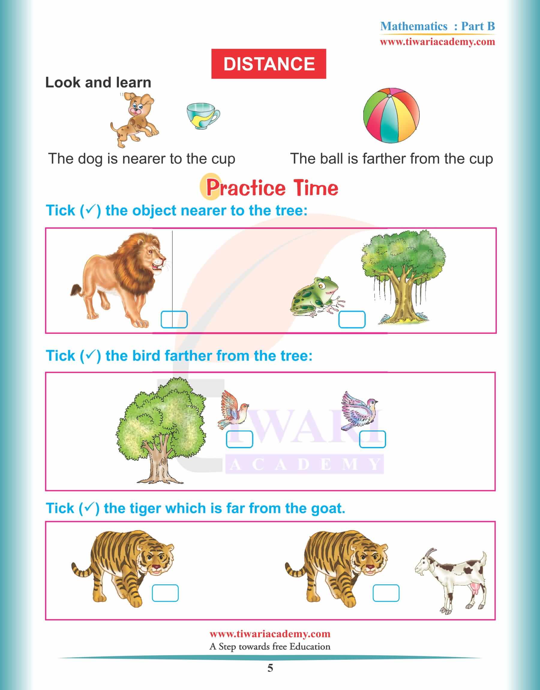 KG Maths Reading Practice Book 4