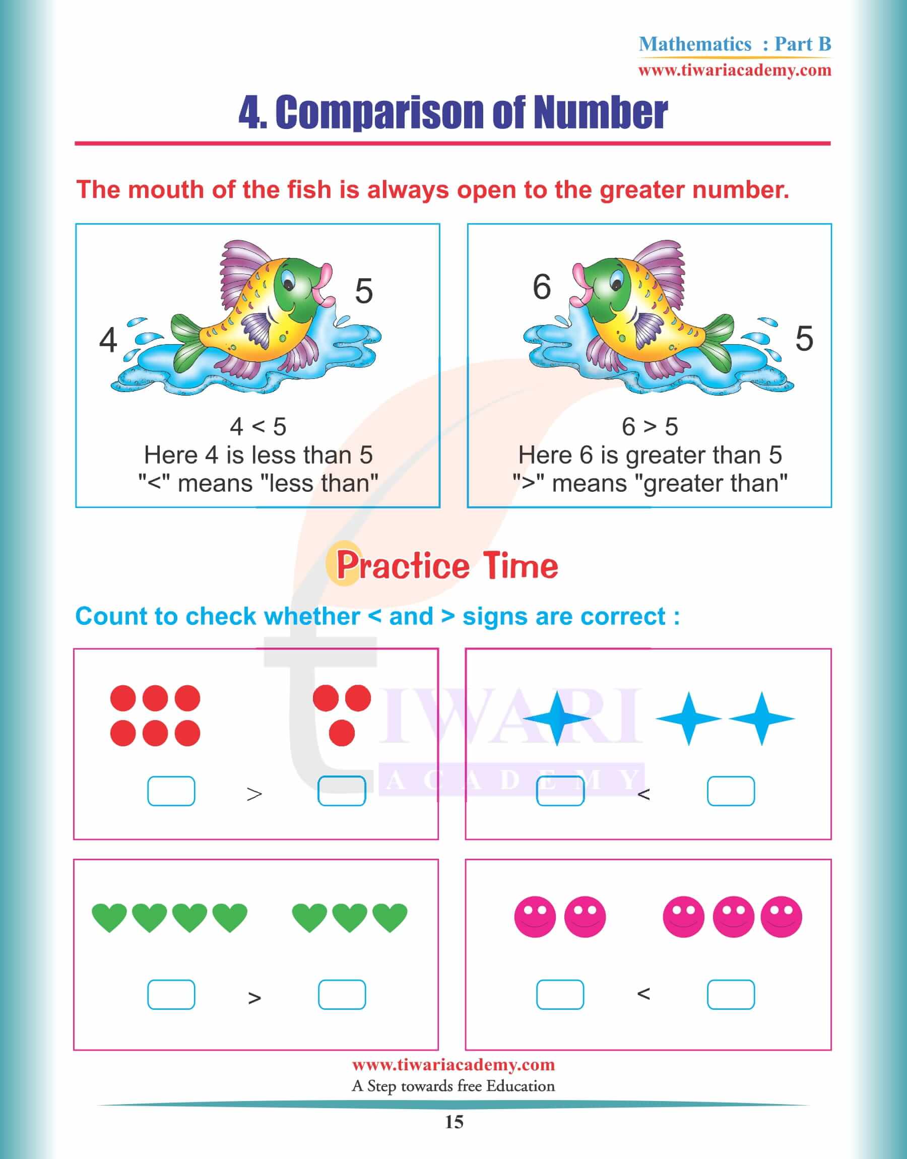 KG Maths Reading Practice Book 15