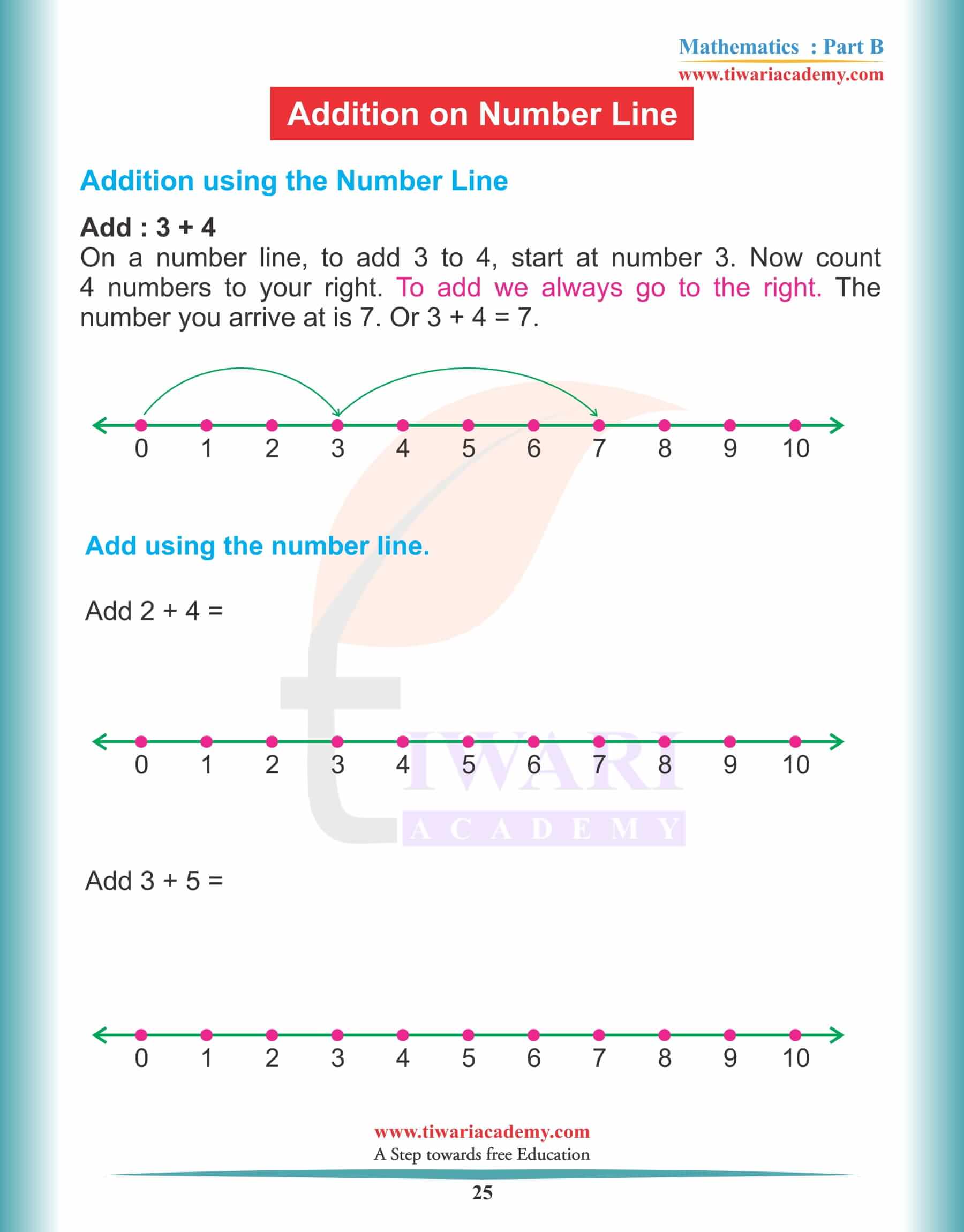 KG Maths Reading Practice Book 25