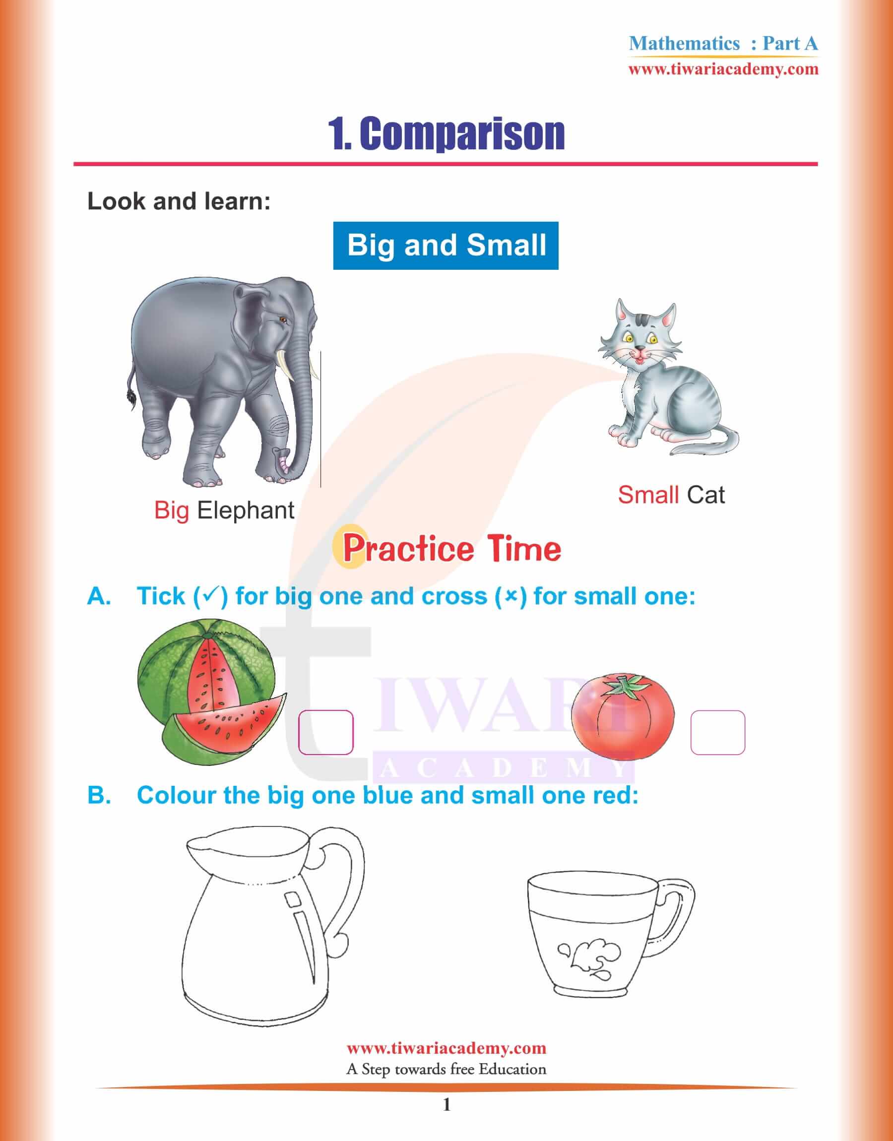 Nursery Maths Topic 1