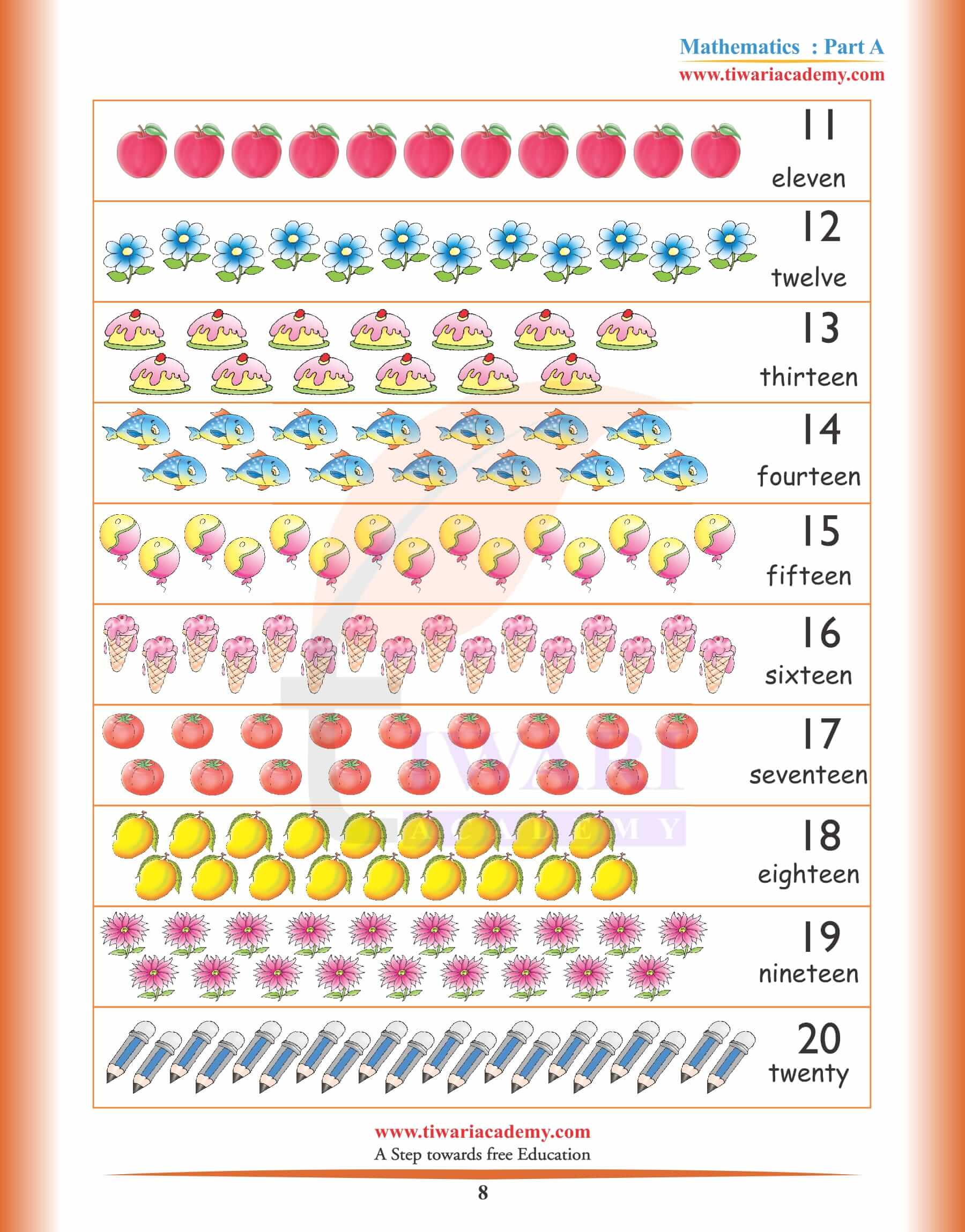 Nursery Maths Topic 8