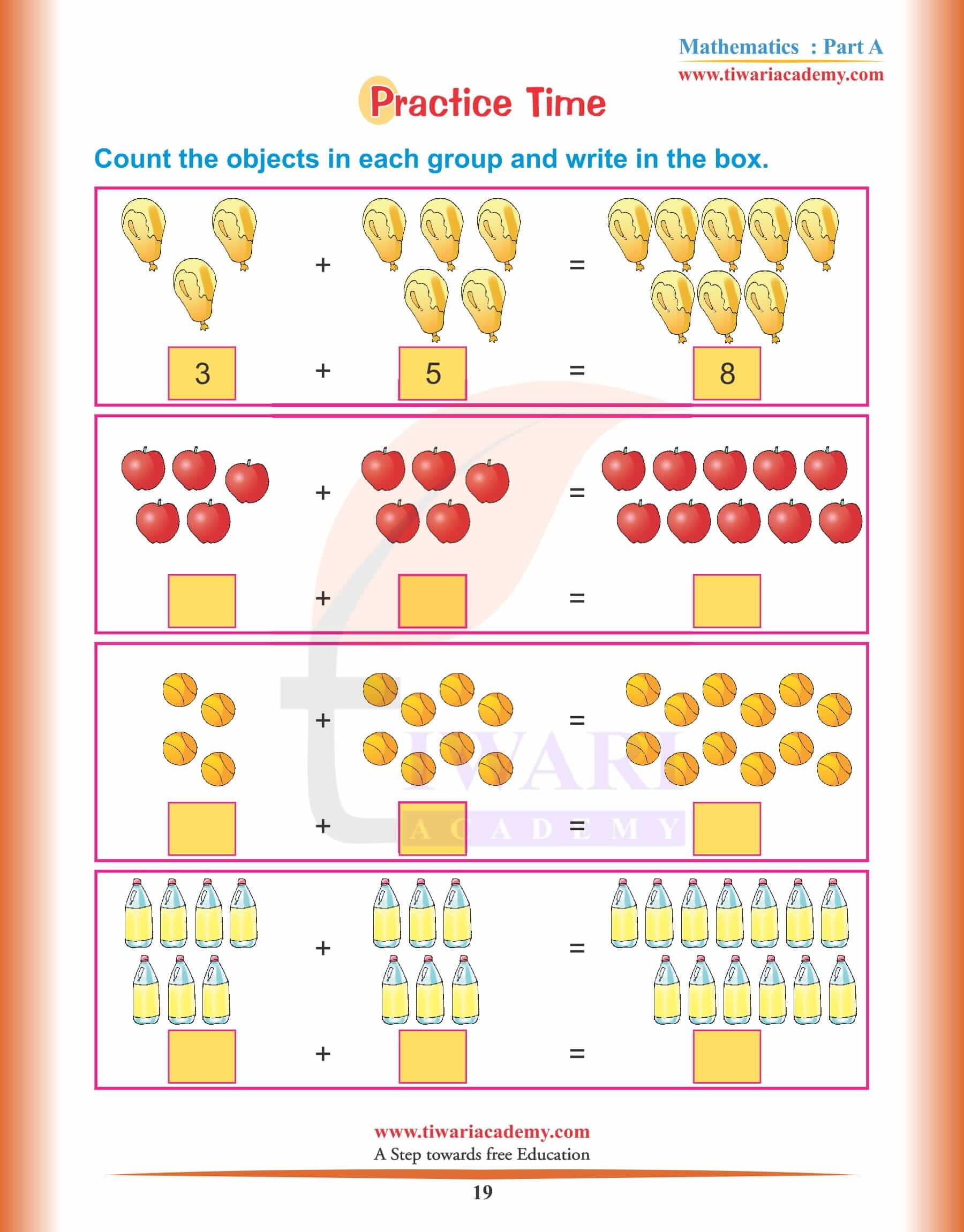 Nursery Maths Topic 19