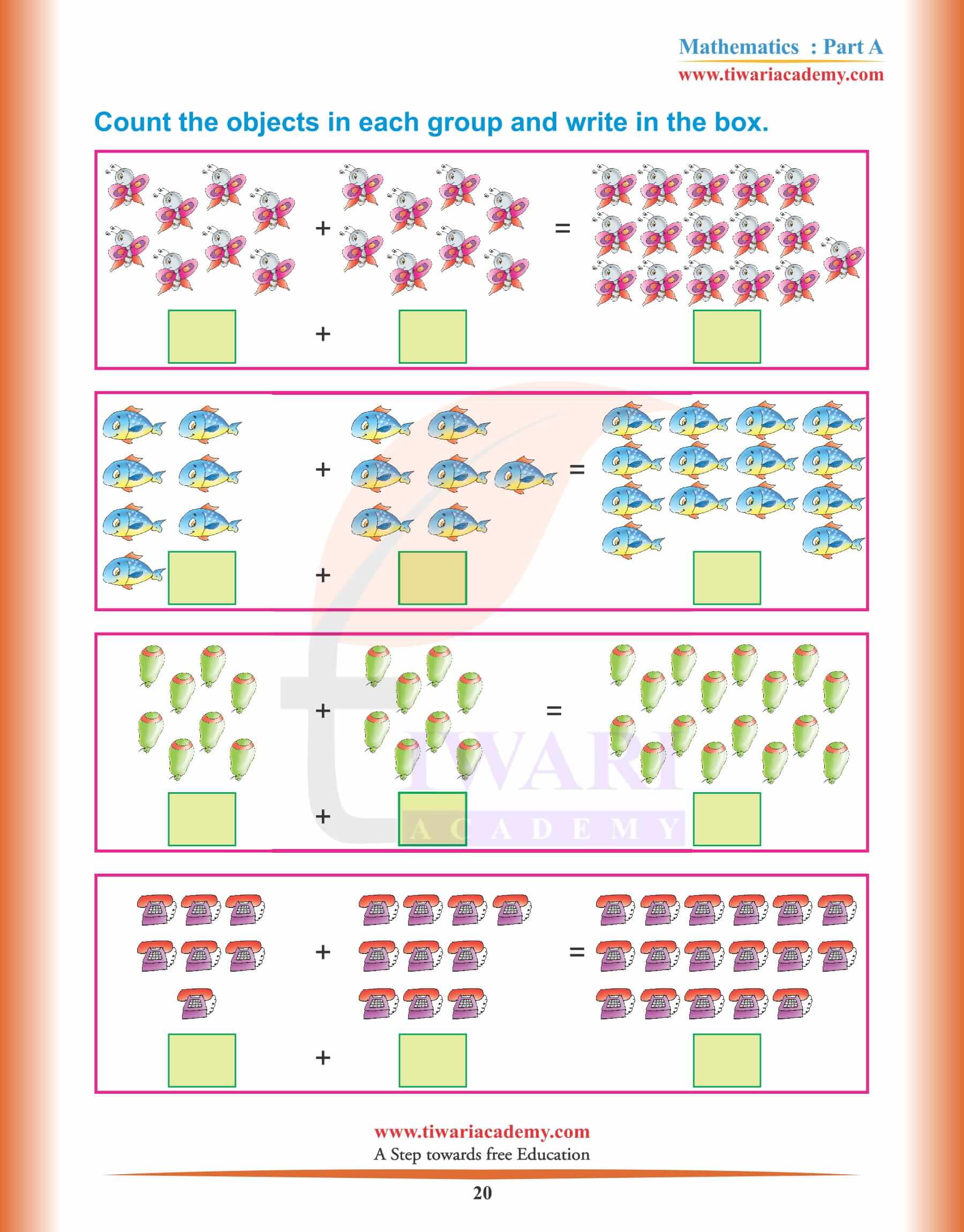 Nursery Maths Topic 20