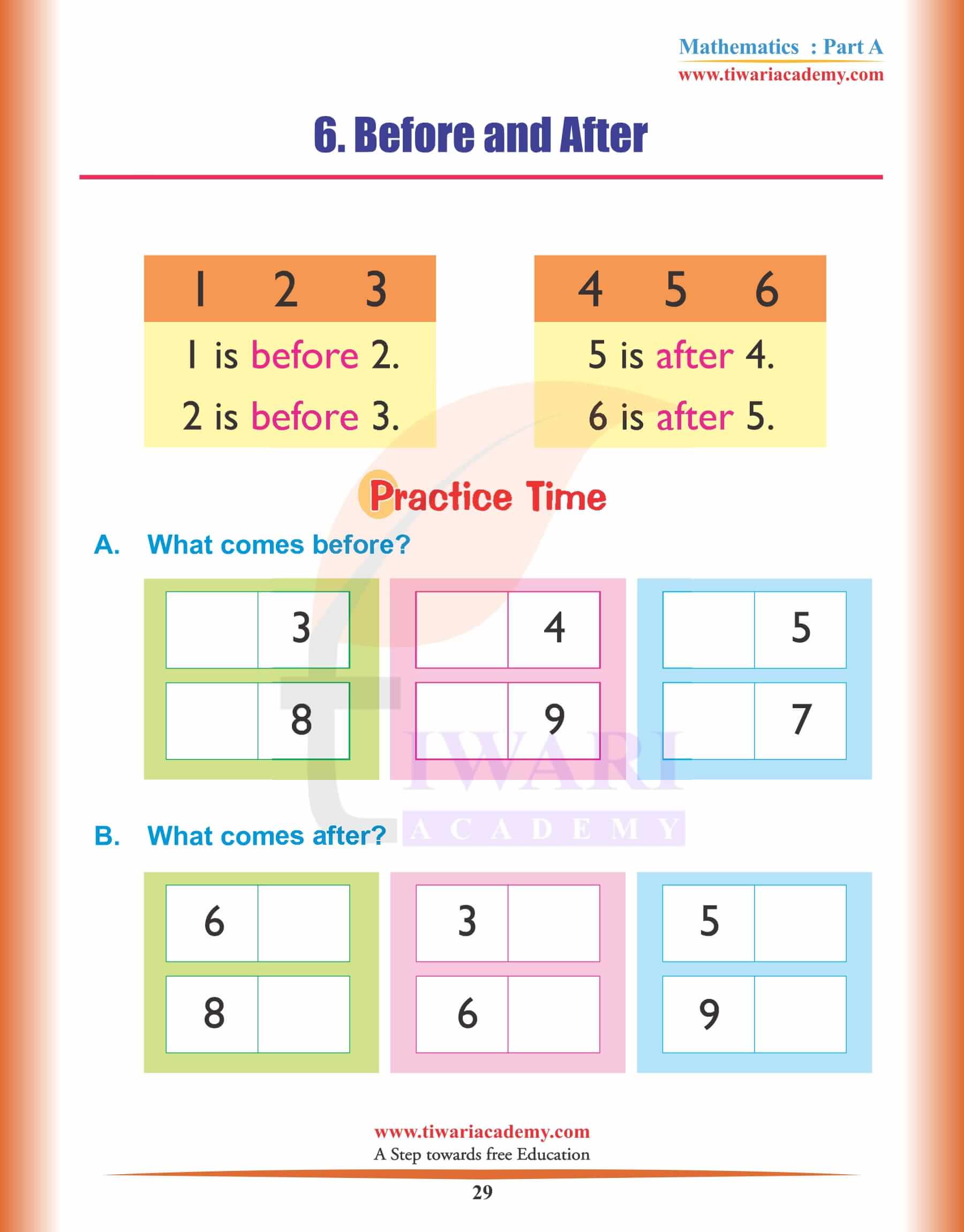 Nursery Maths Topic 30