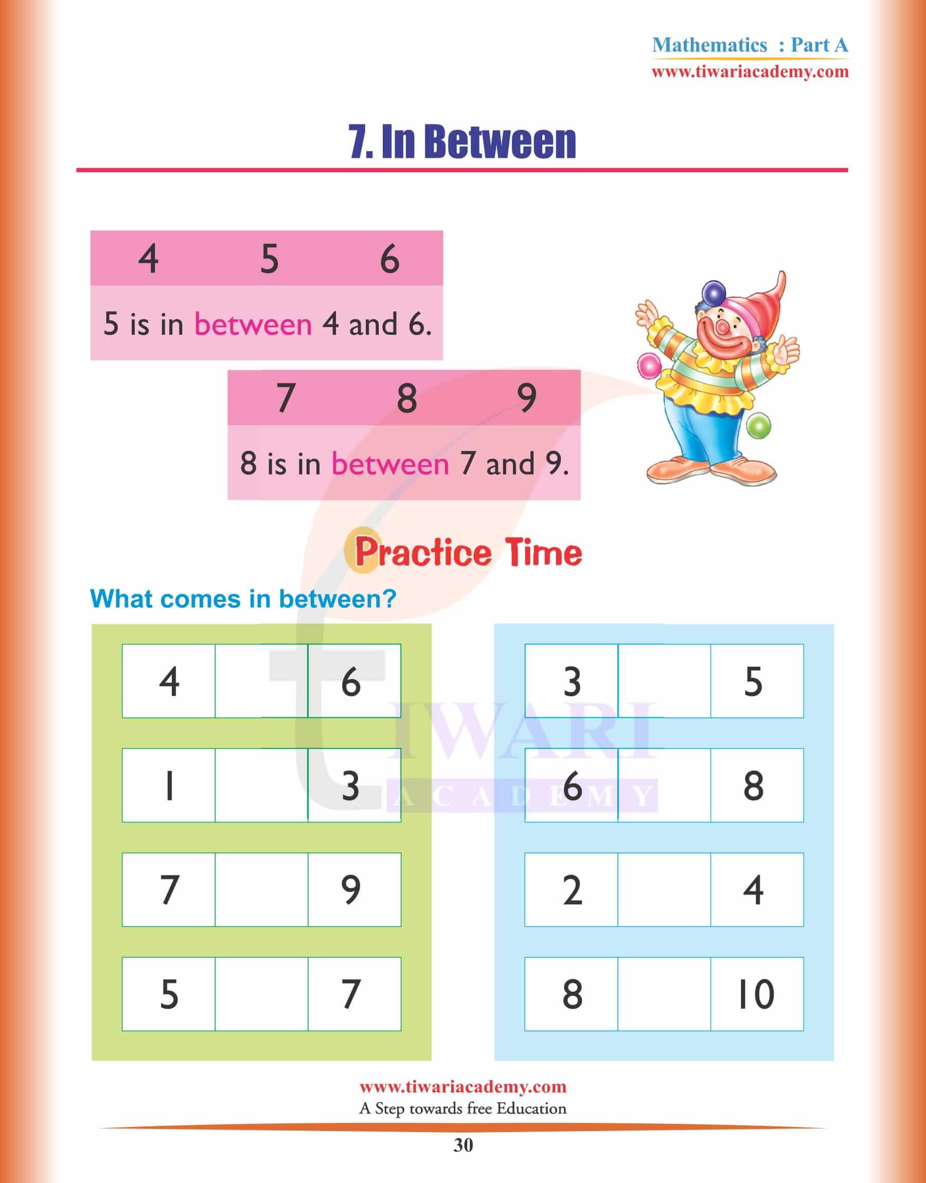 Nursery Maths Topic 31