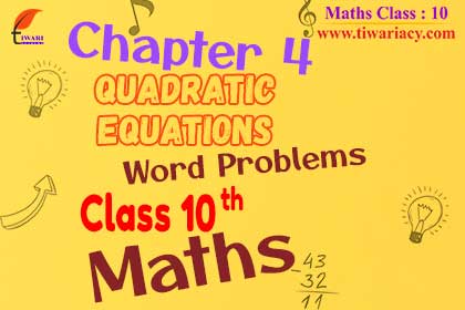 Step 2: Class 10 Maths Chapter 4 solutions provides the fundamental facts of Quadratic Equations.