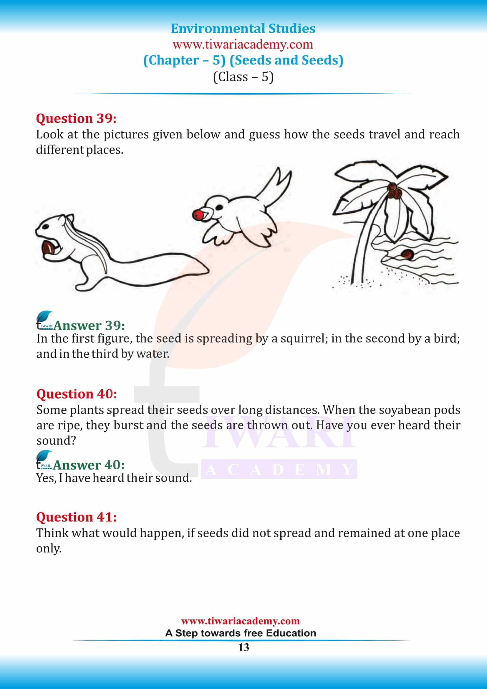 Class 5 EVS Chapter 5 NCERT pdf