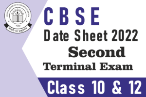 CBSE Term 2 Date sheet 2022