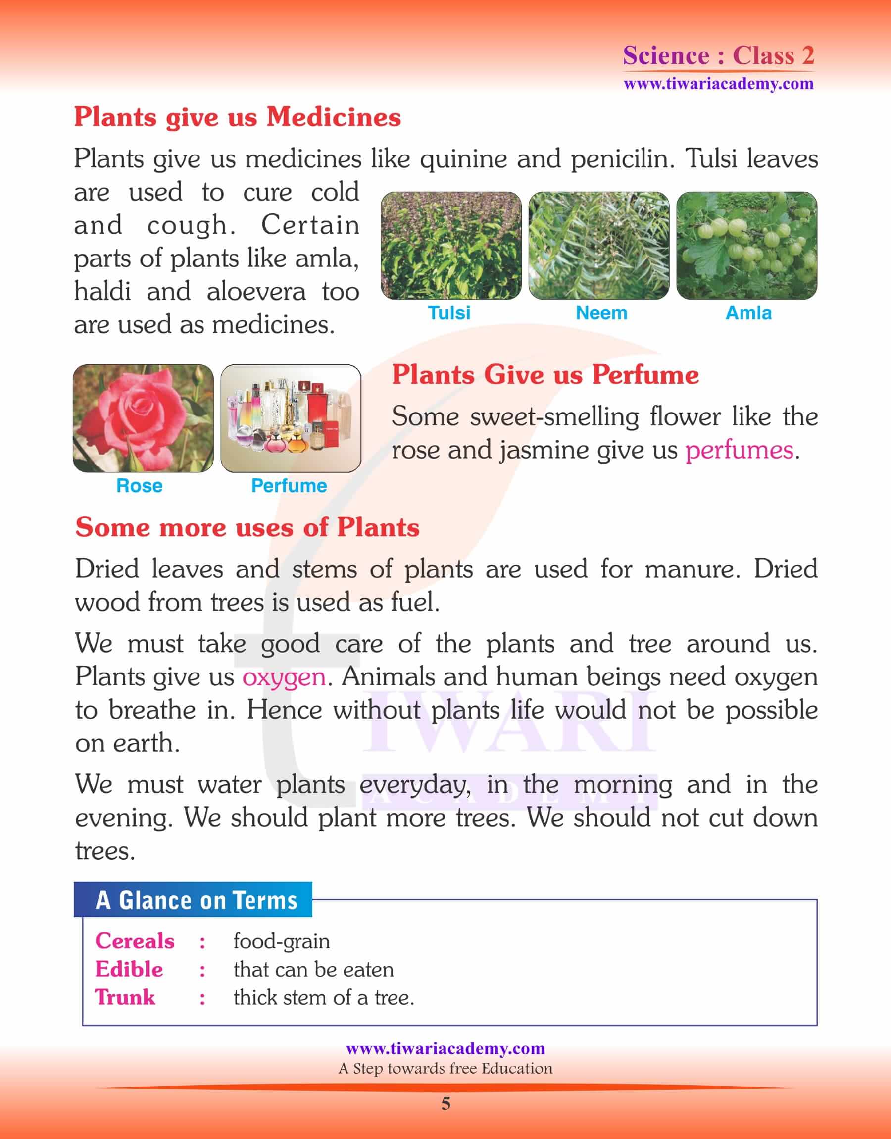 NCERT Solutions for Class 2 Science Chapter 2 assignments