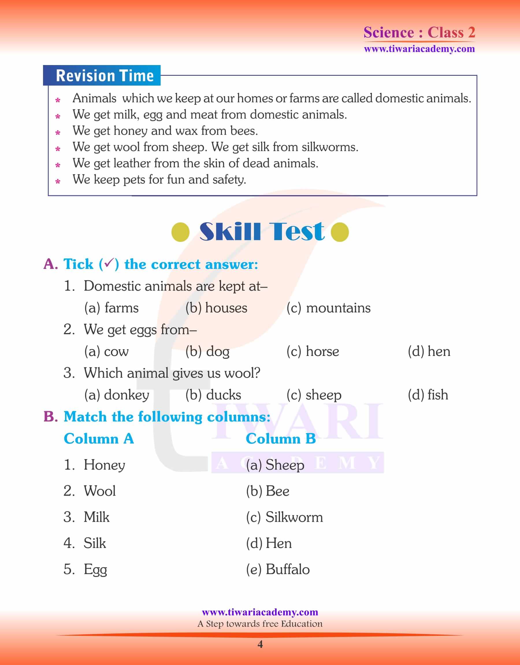 Class 2 Science Chapter 3