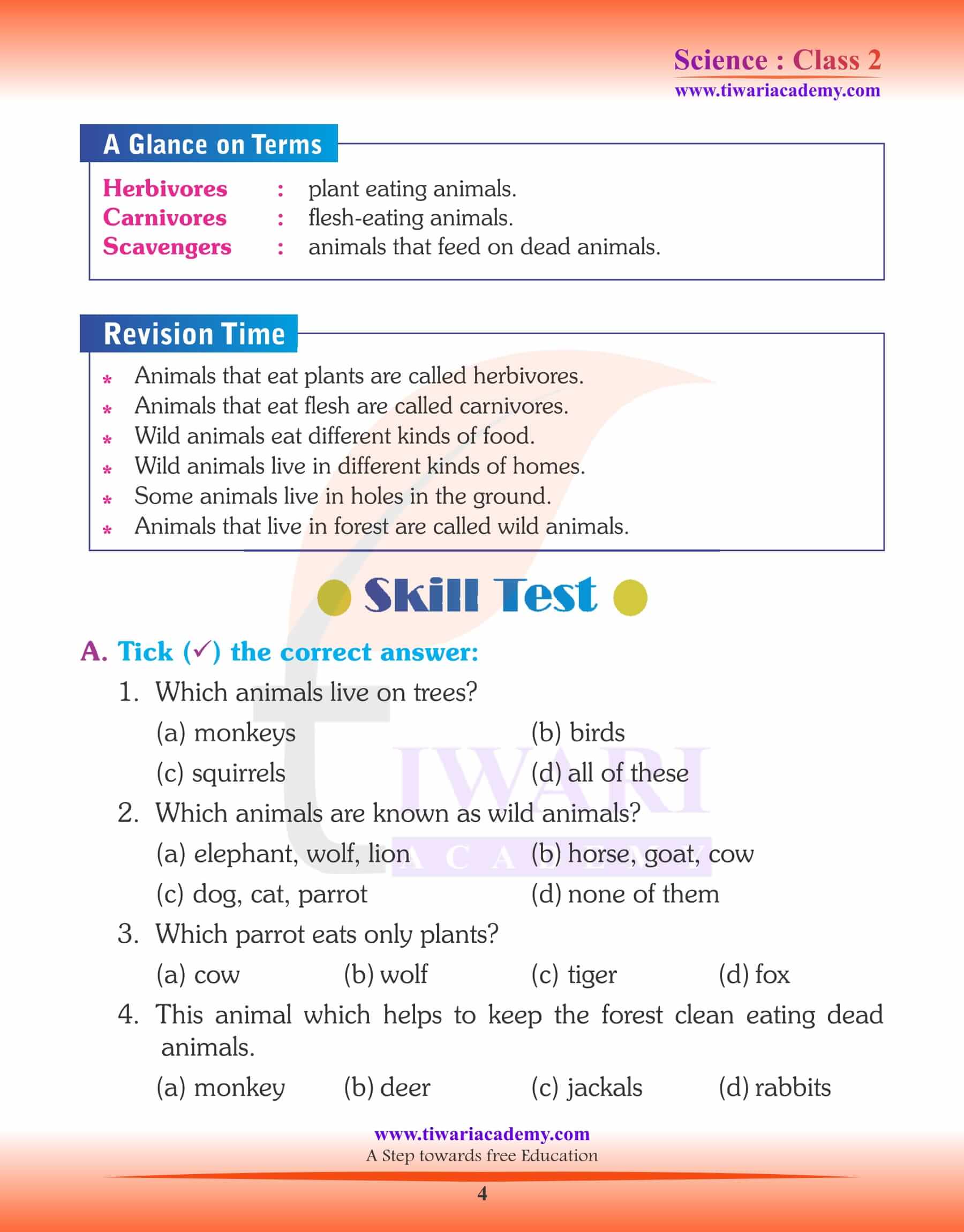Class 2 Science Chapter 4