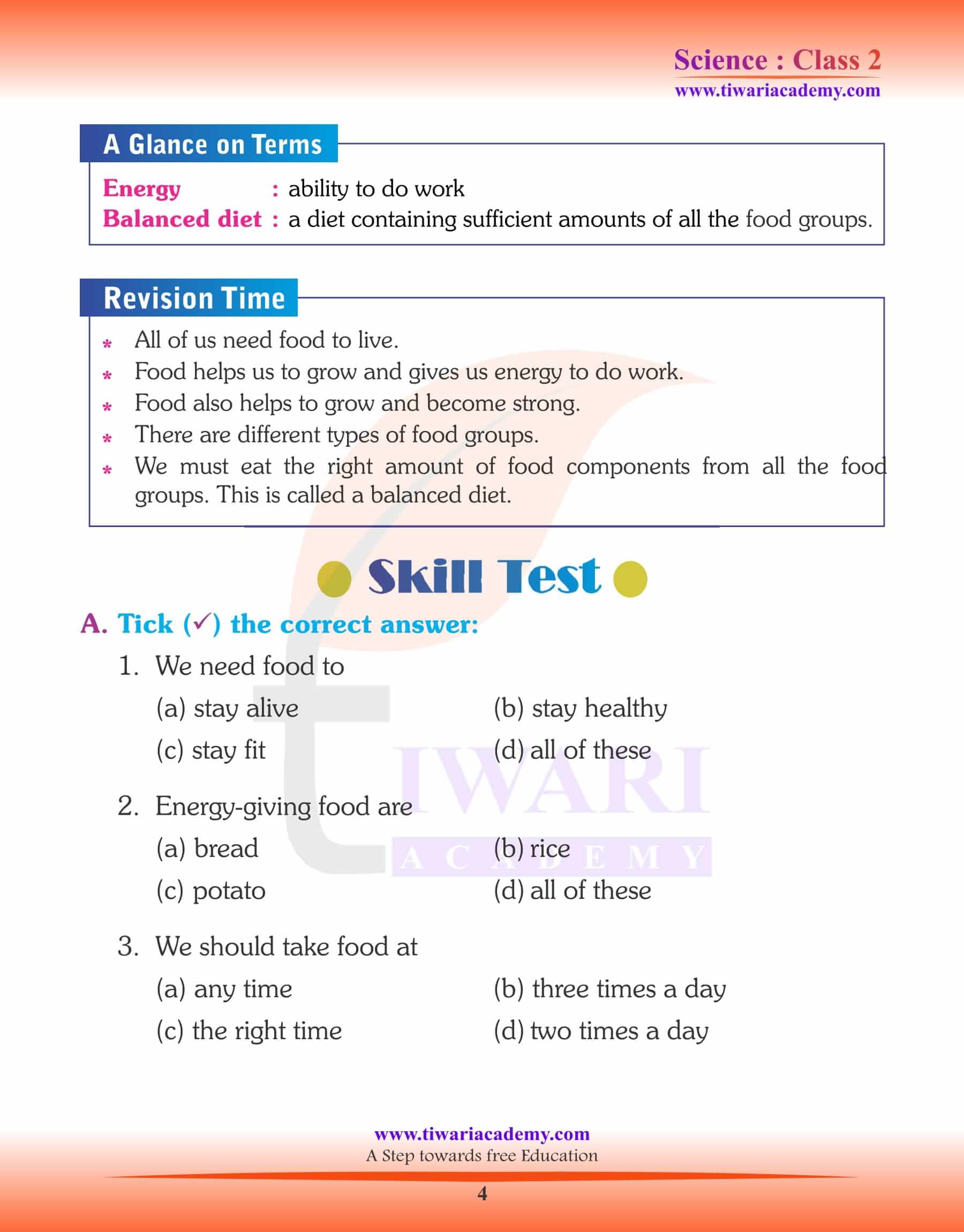 Class 2 Science Chapter 6