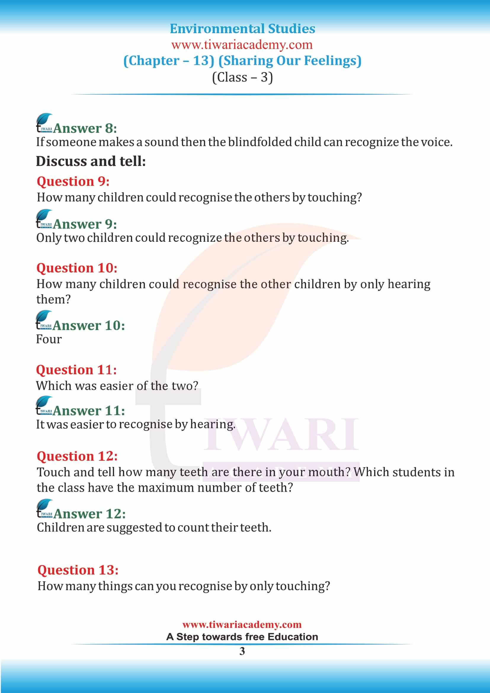 Class 3 EVS Chapter 13