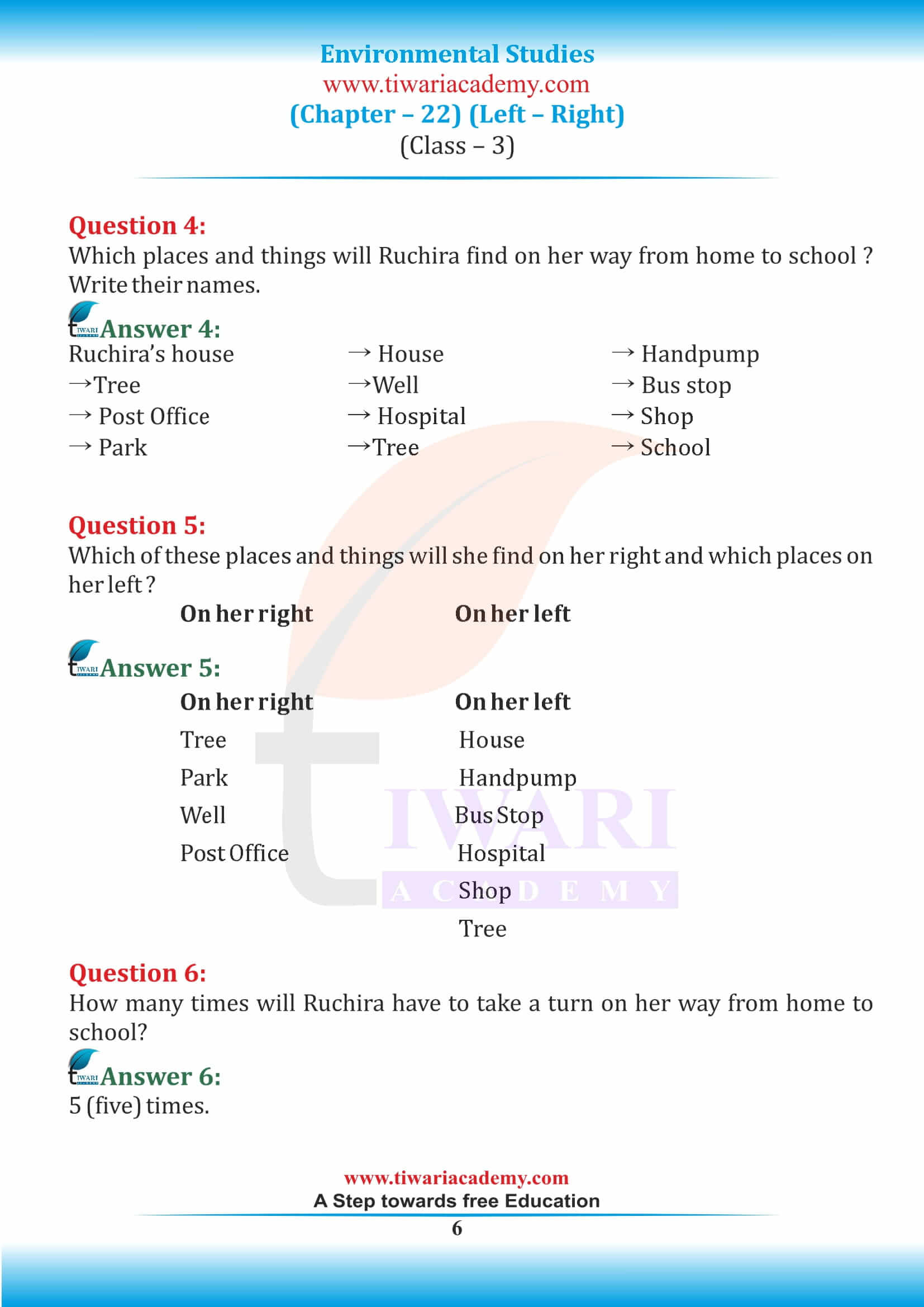 Class 3 EVS Chapter 22 NCERT Guide