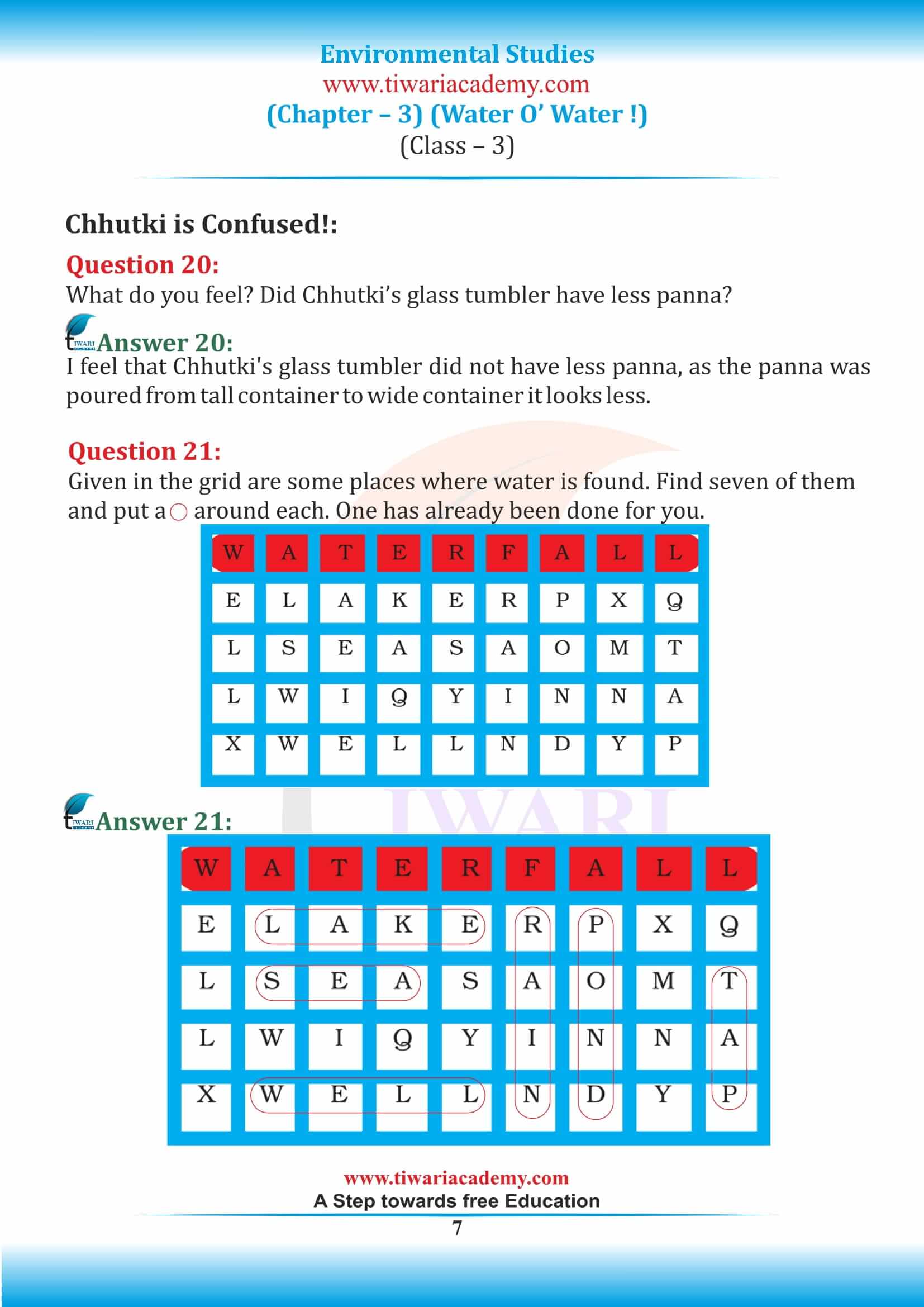 Class 3 EVS Chapter 3 NCERT Guide