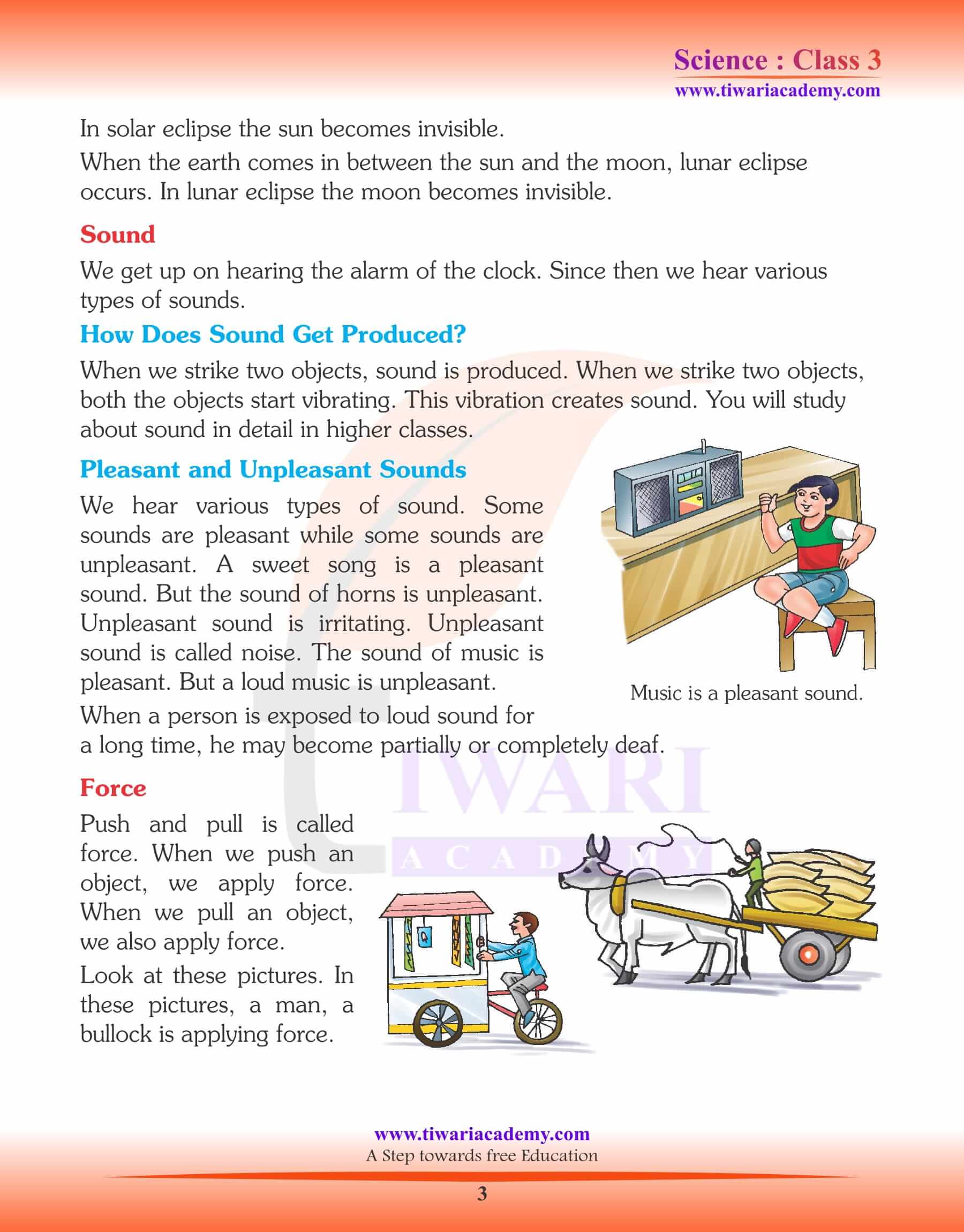 NCERT Solutions for Class 3 Science Chapter 16