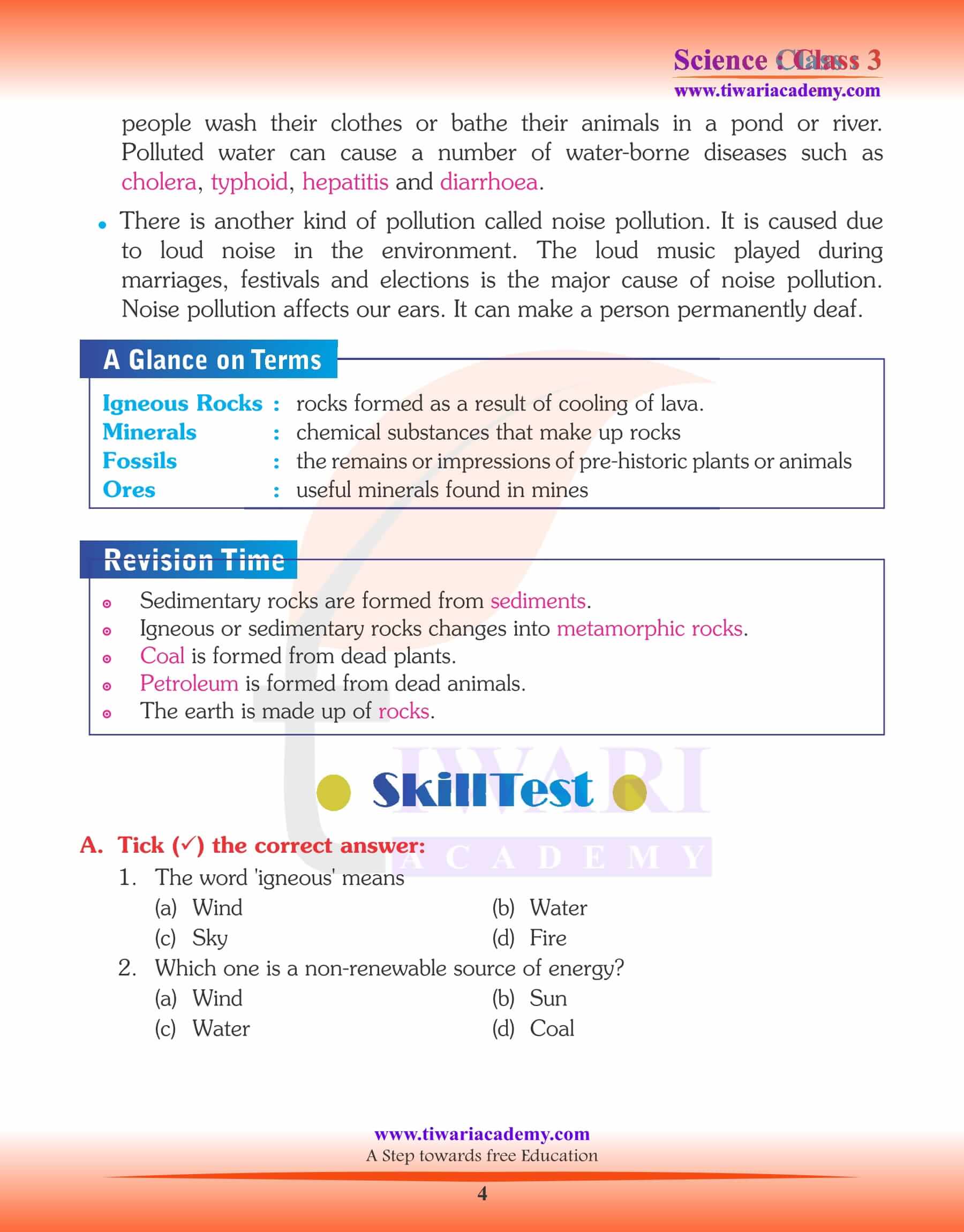 Class 3 Science Chapter 18