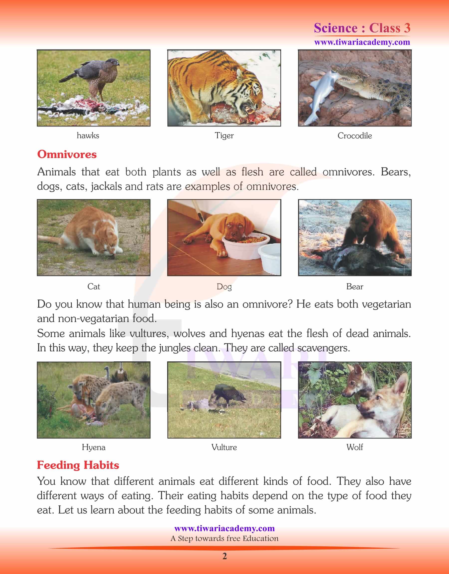 NCERT Solutions for Class 3 Science Chapter 5