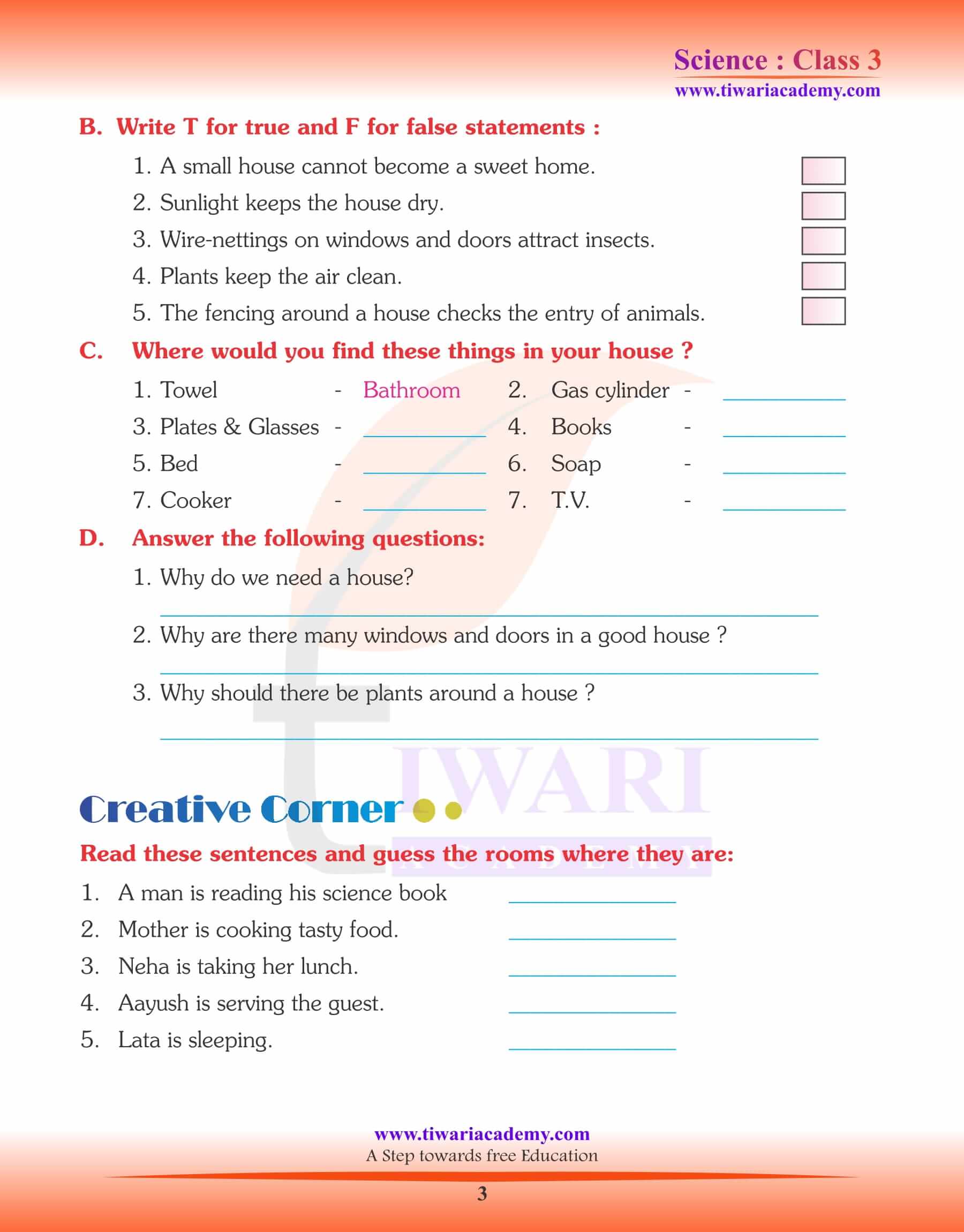 Class 3 Science Chapter 7