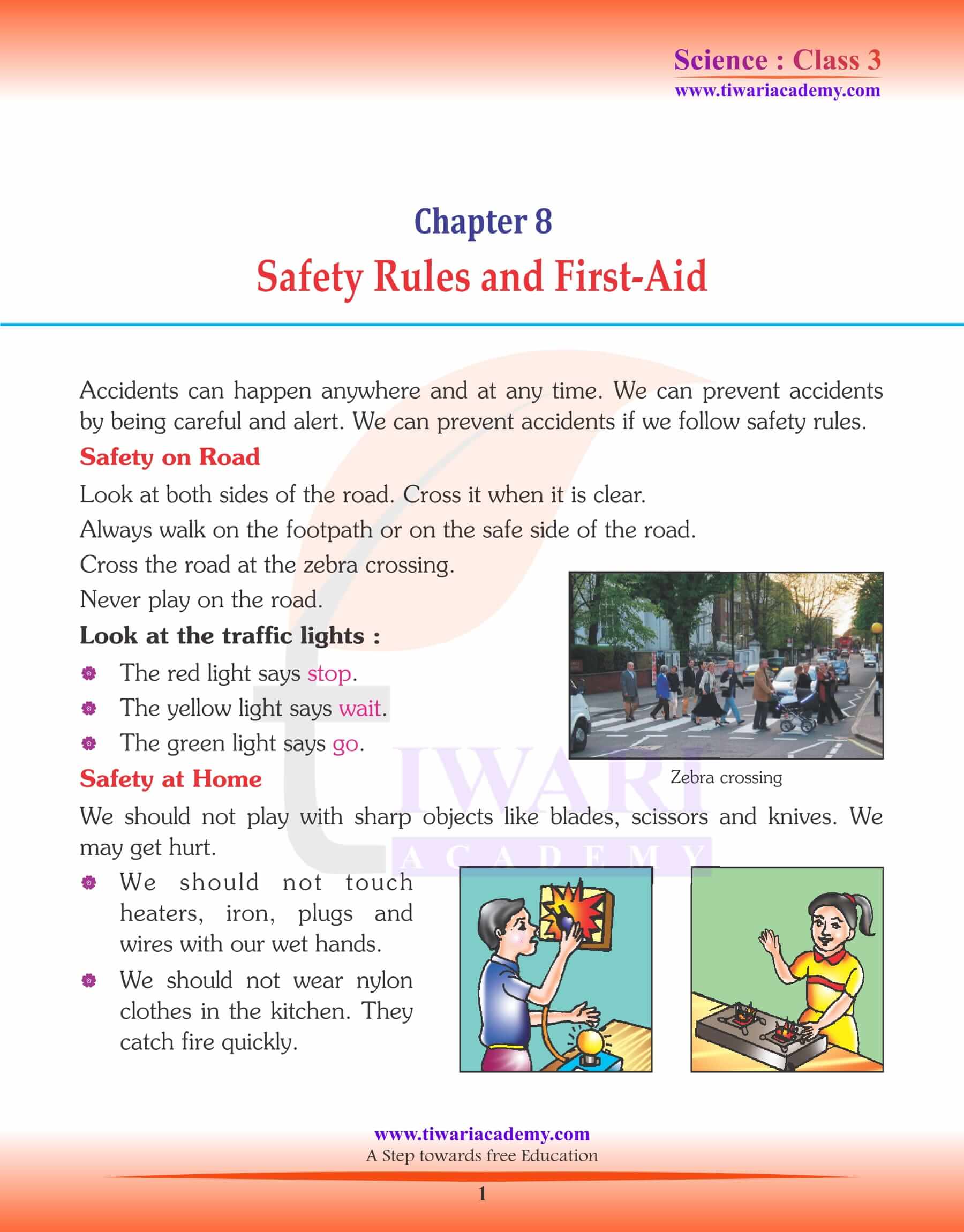 NCERT Solutions for Class 3 Science Chapter 8