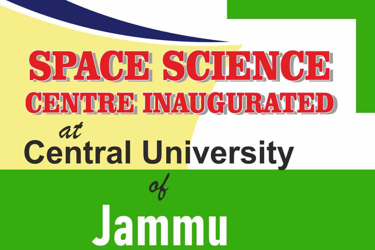 Space Science Centre inaugurated at Central University of Jammu