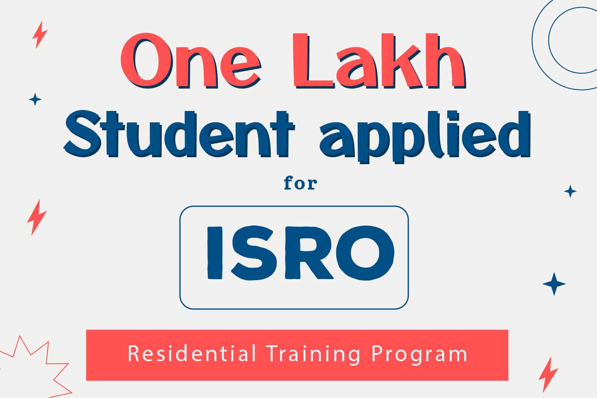 One lakh student applied for ISROs residential training program