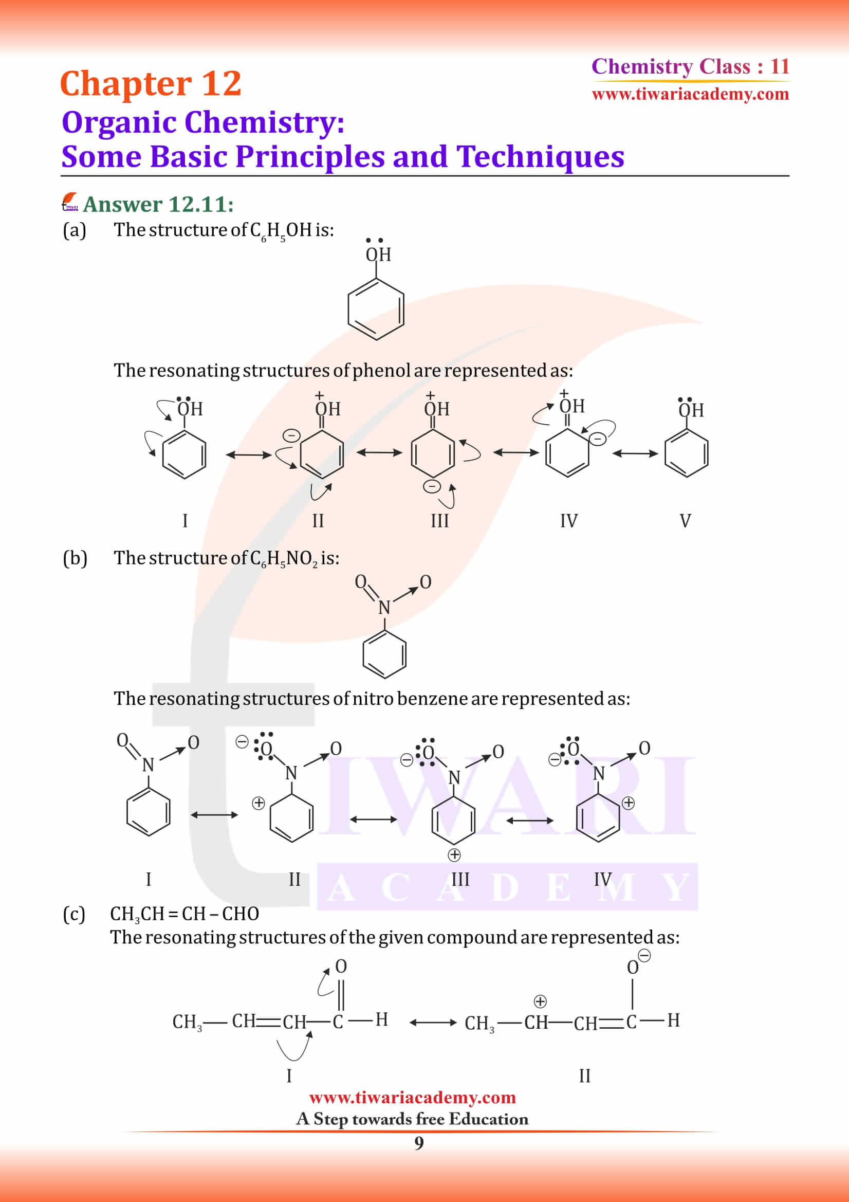 Class 11 Chemistry Chapter 12
