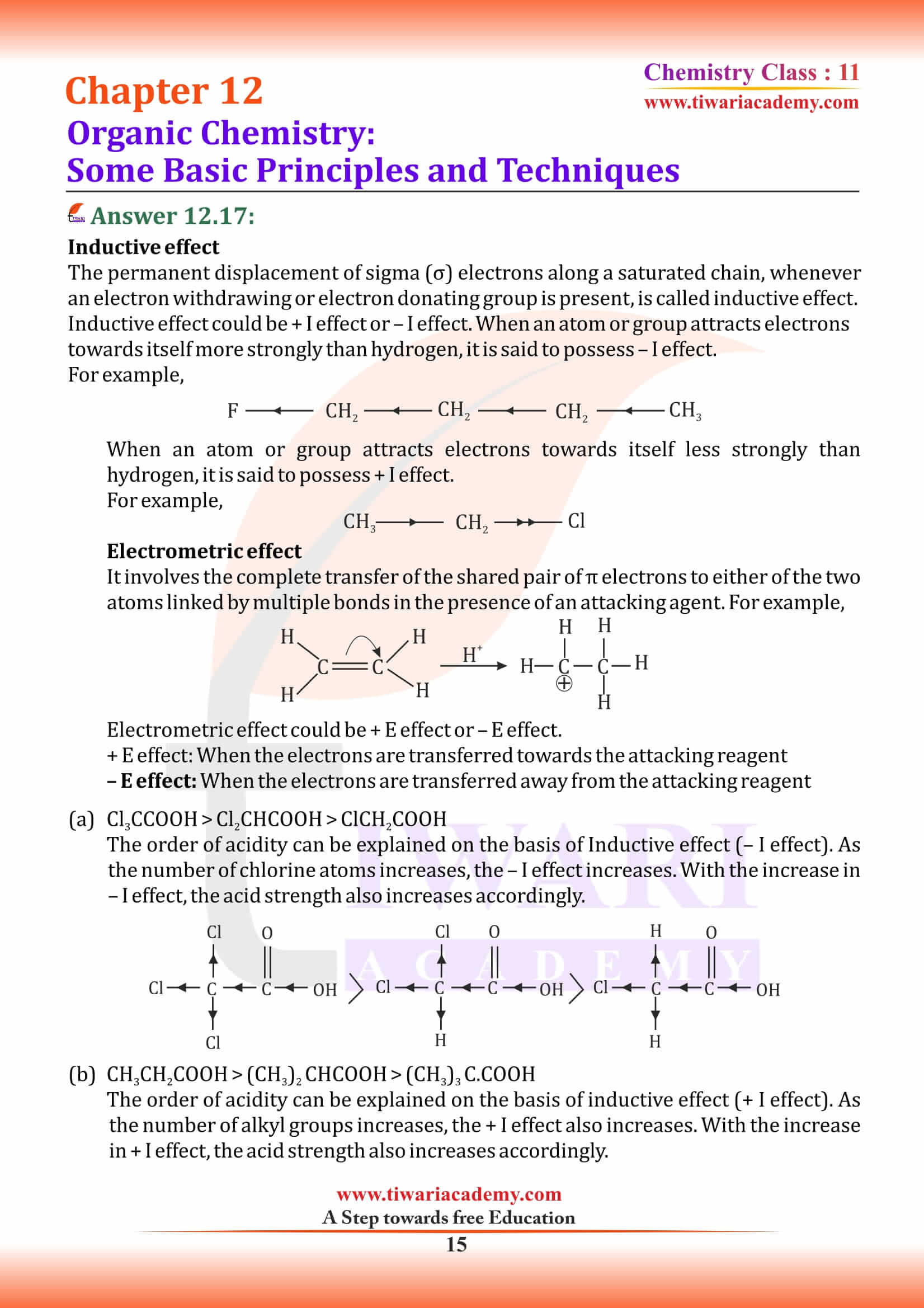 Class 11 Chemistry Chapter 12 PDF fee