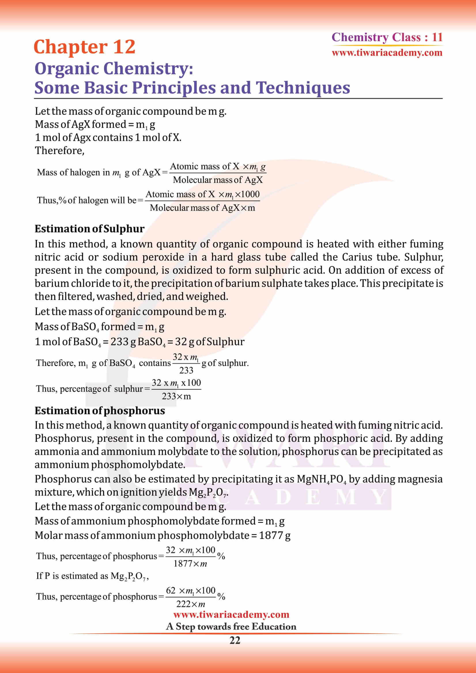 11th Chemistry Chapter 12 MCQ answers