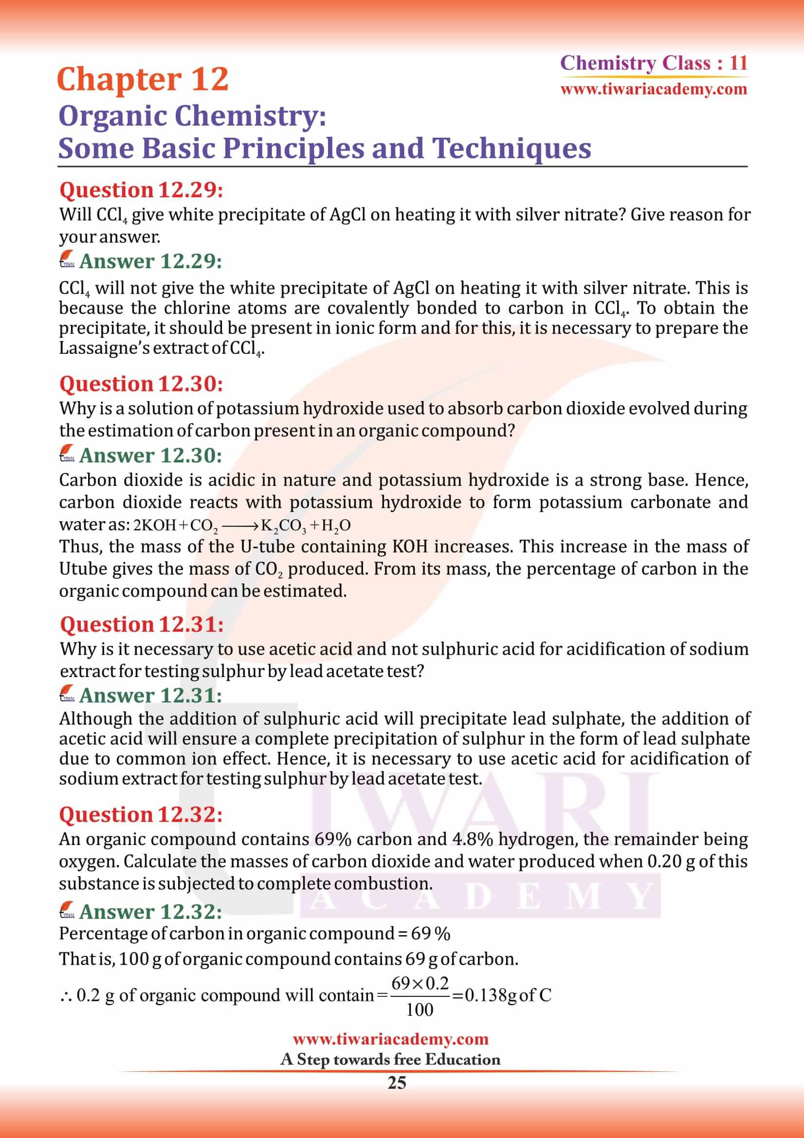 11th Chemistry Chapter 12 Assingments download