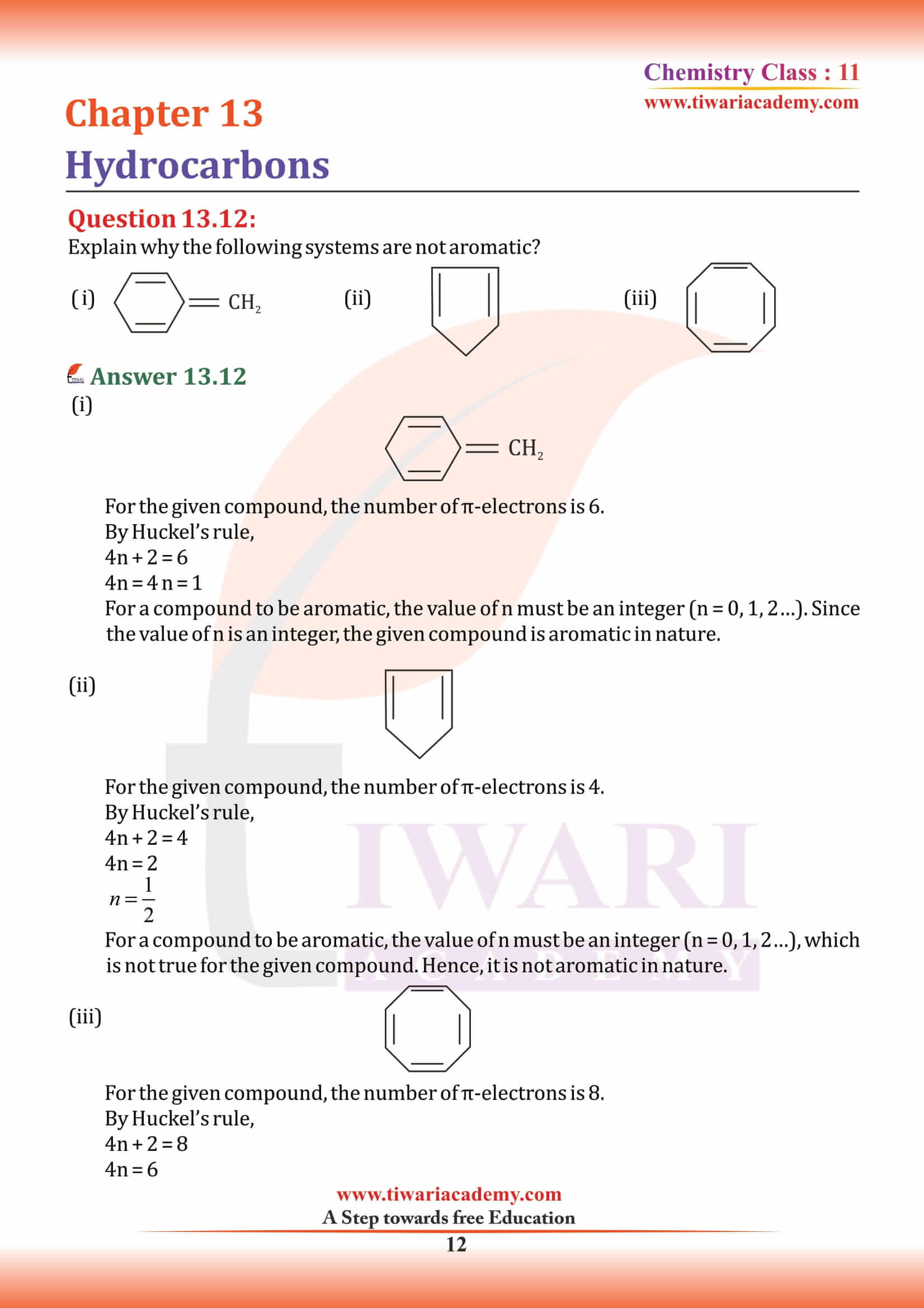 Class 11 Chemistry Chapter 13 answers guide
