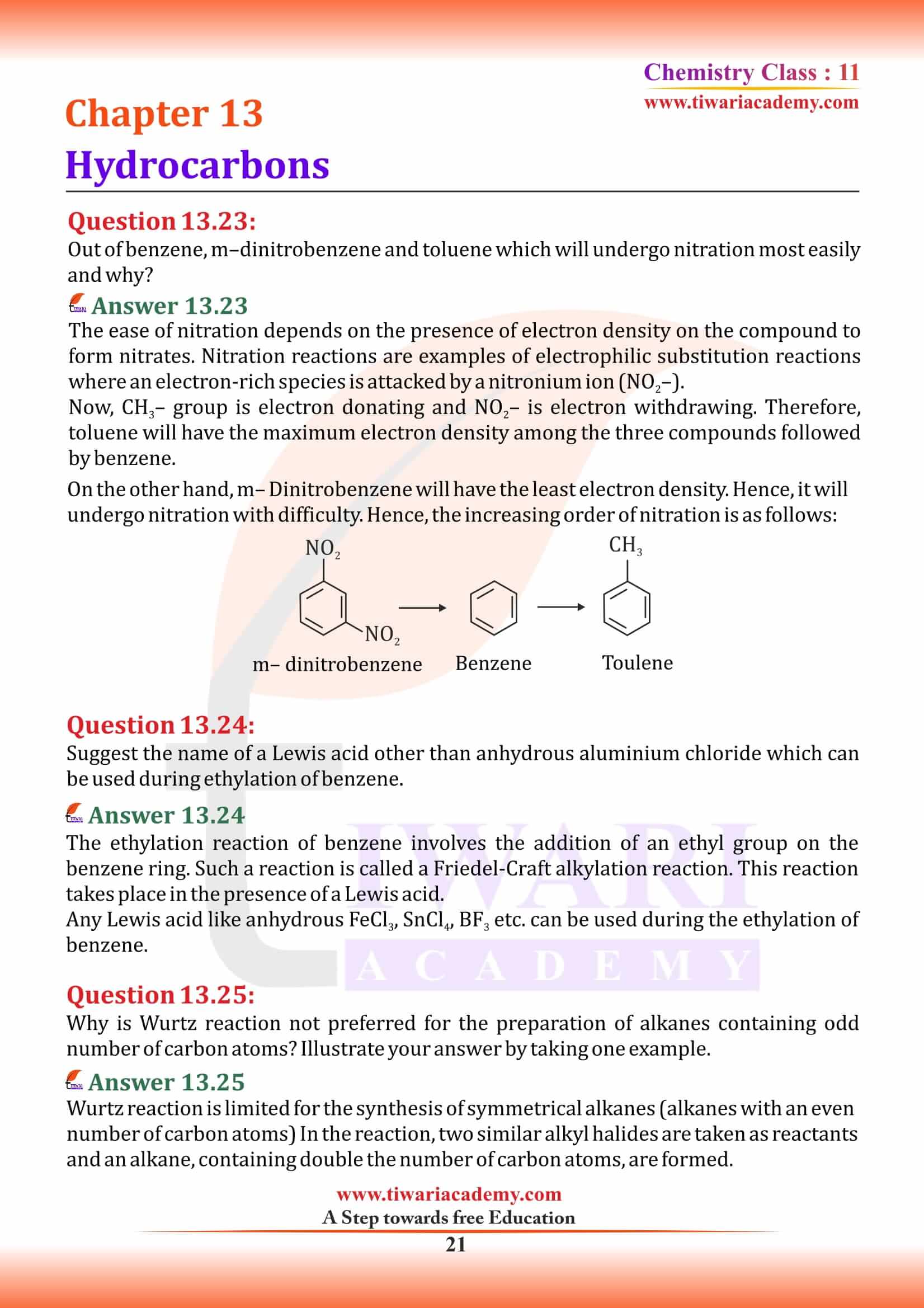 Class 11 Chemistry Chapter 13 NCERT Solutions mp board