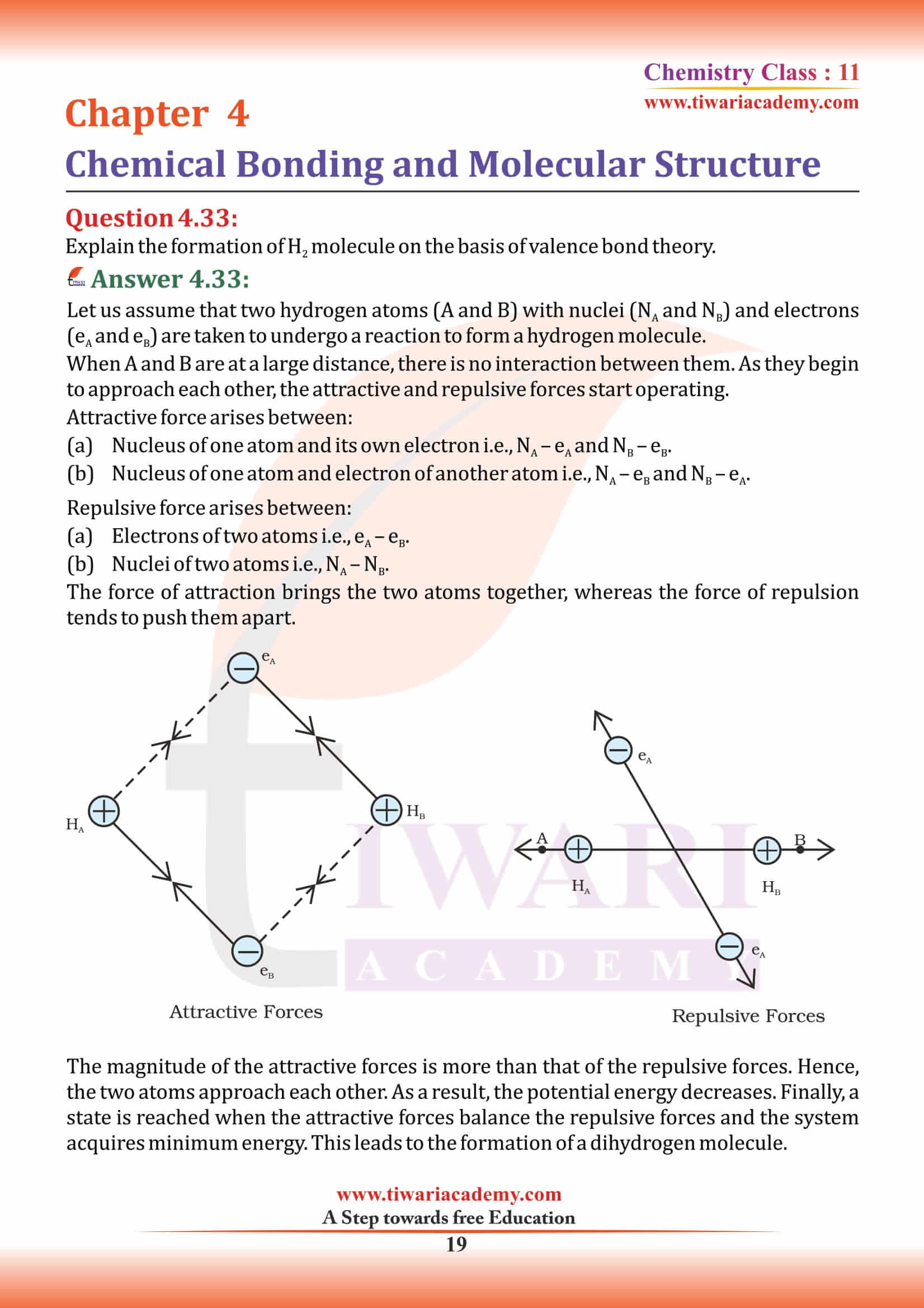 Class 11 Chemistry Chapter 4 NCERT Solutions
