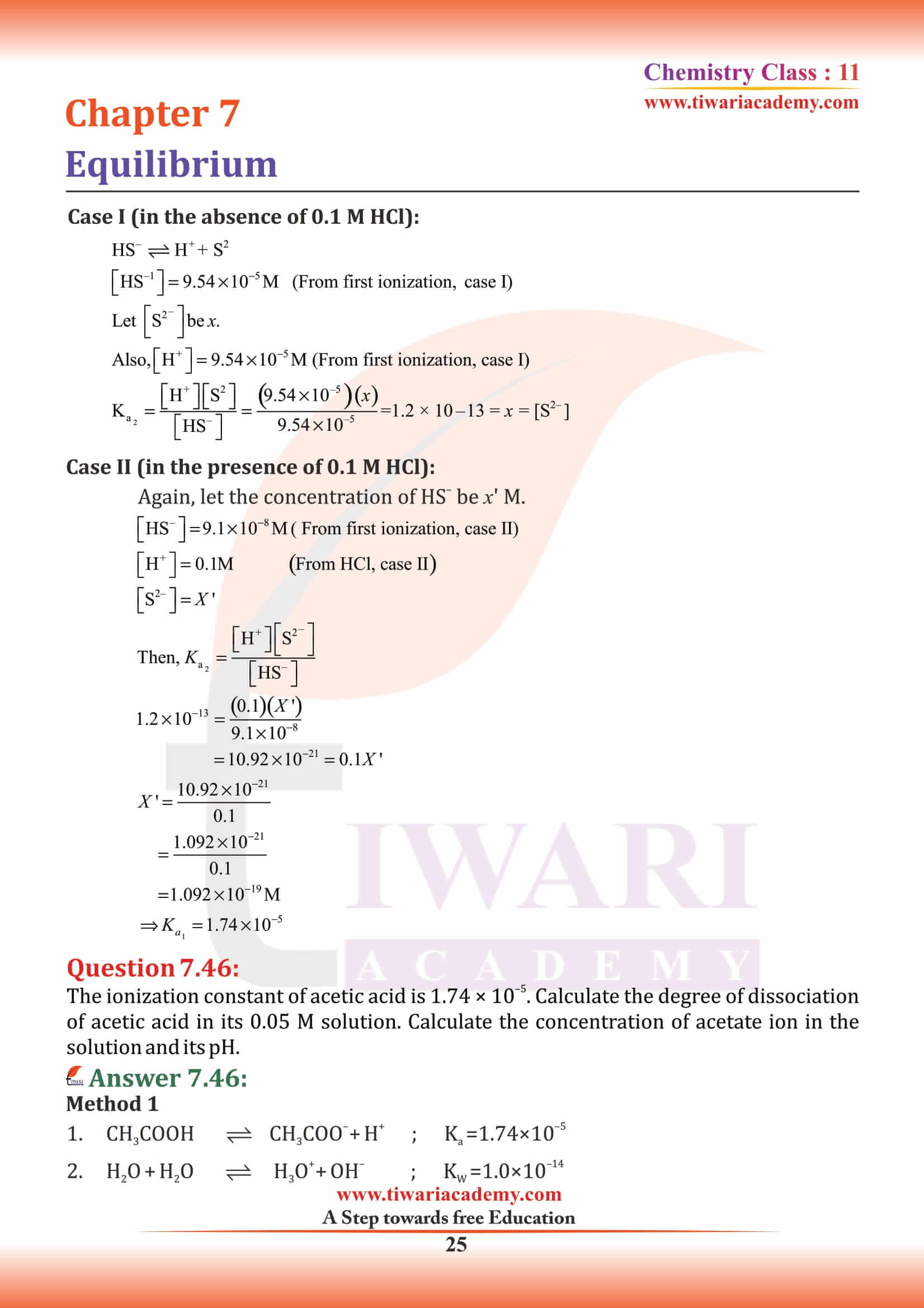 Class 11 Chemistry Chapter 7 NCERT Solutions guide