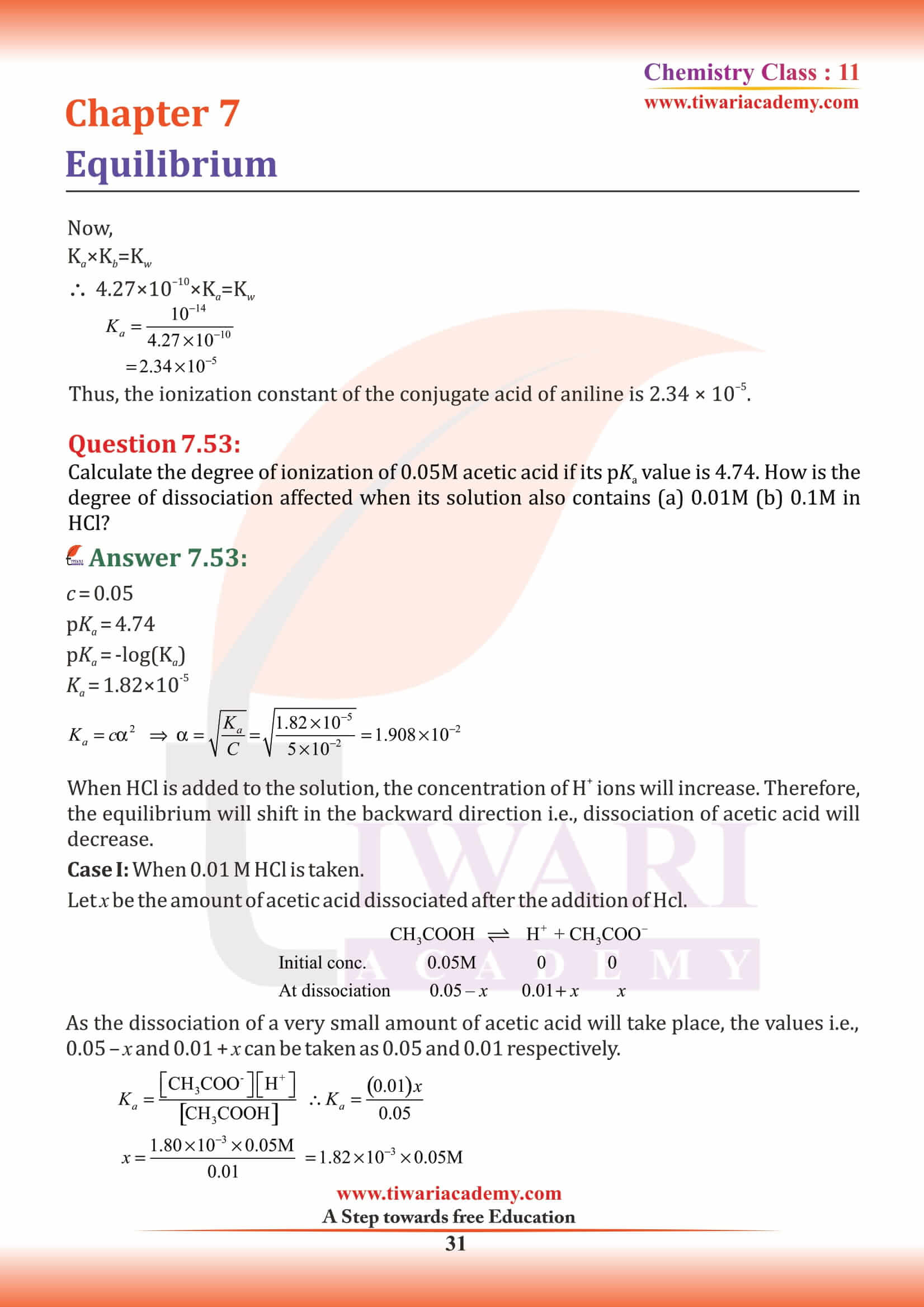 11th Chemistry Chapter 7 free download