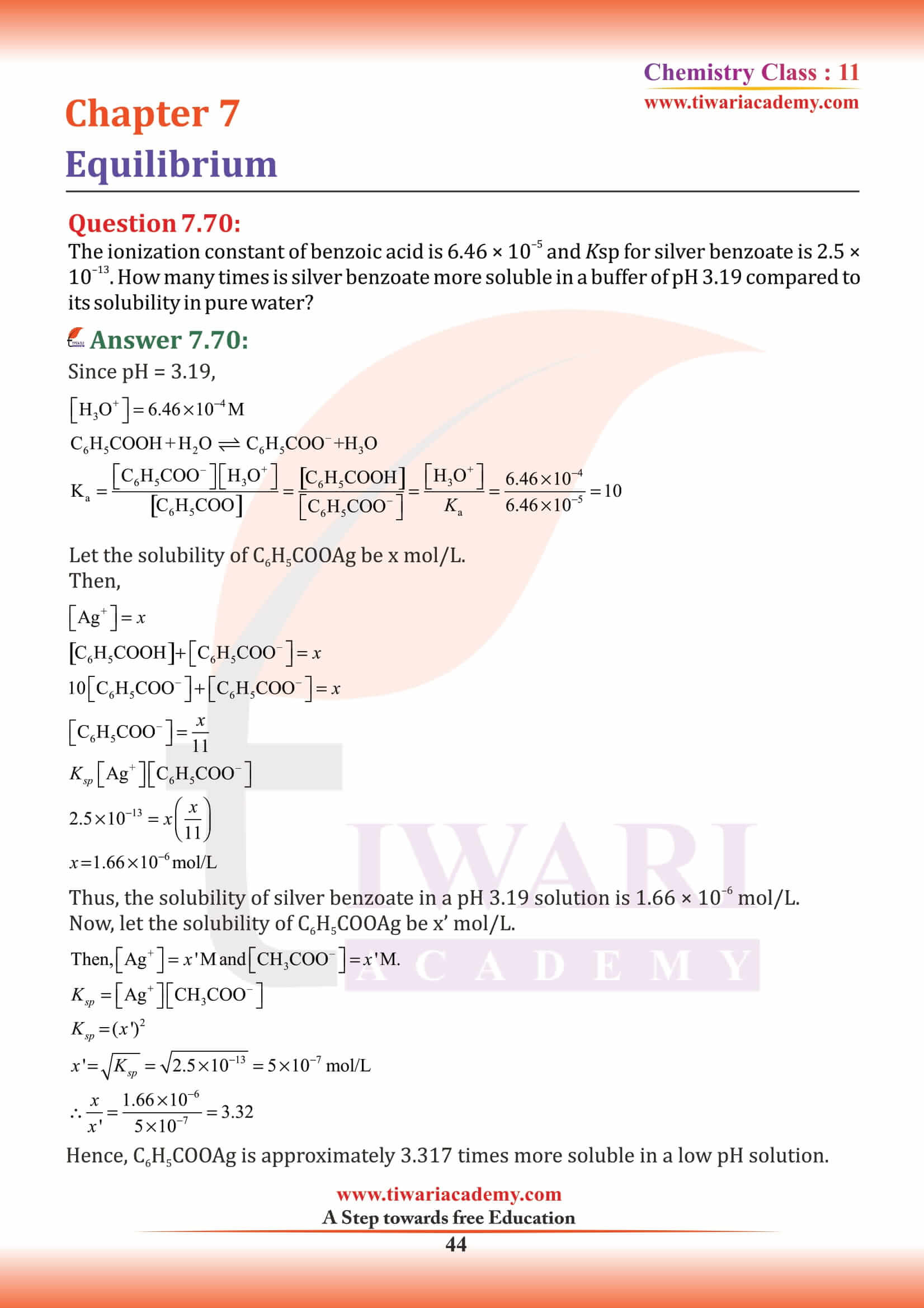 11th Chemistry Chapter 7 download in pdf