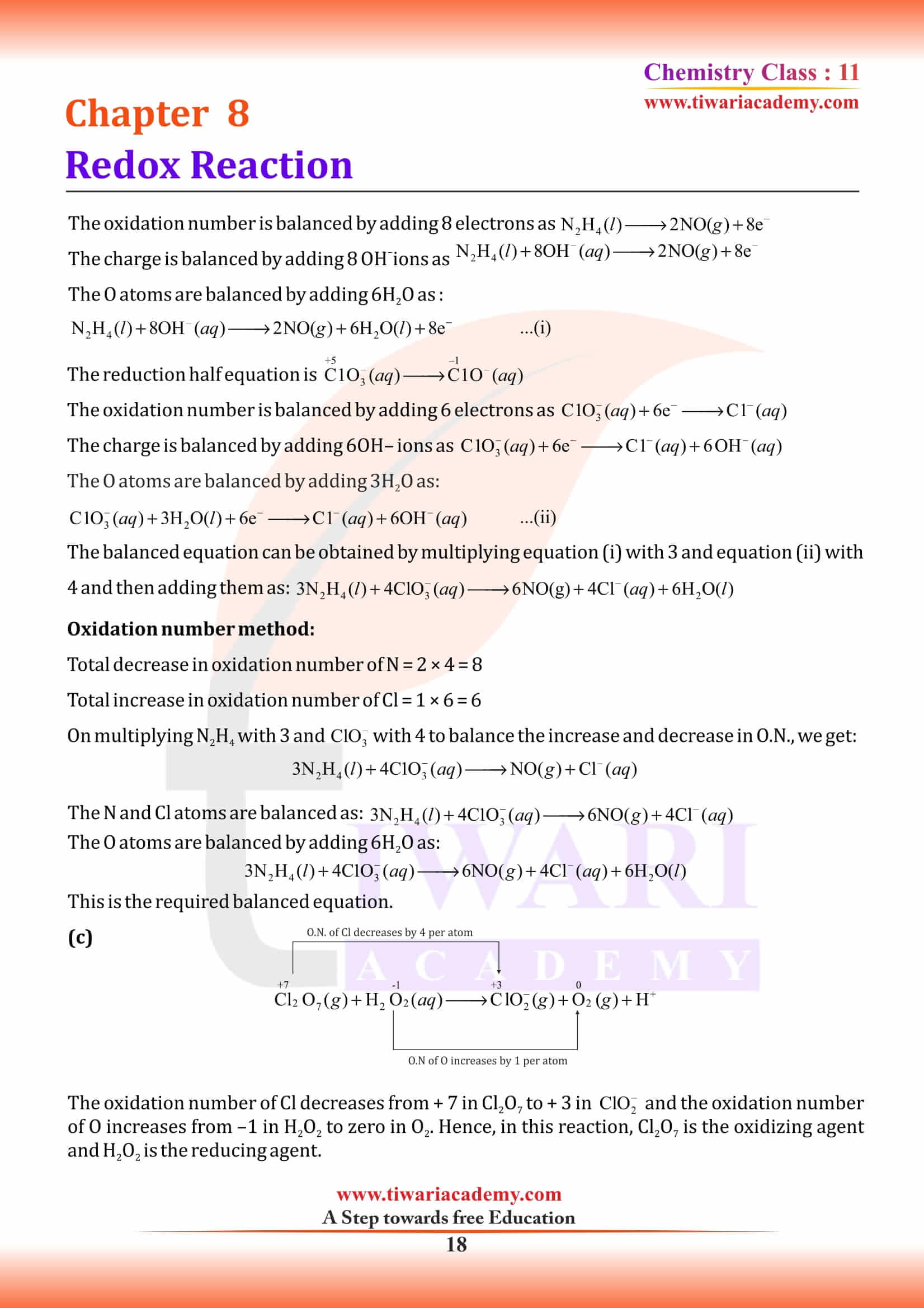 NCERT Solutions for Class 11 Chemistry Chapter 8 ans