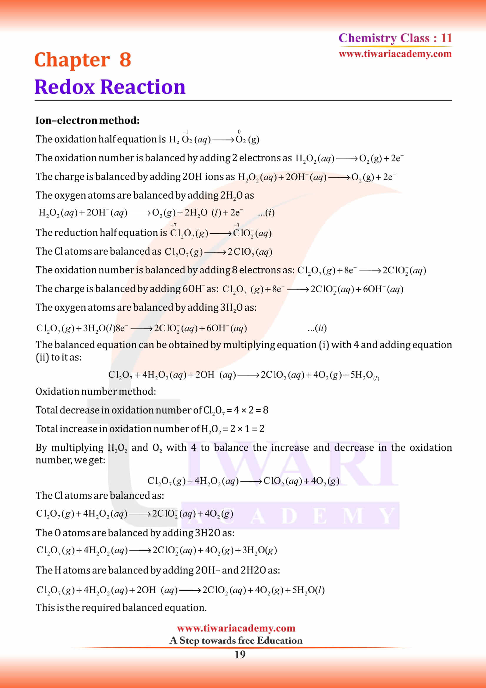 Class 11 Chemistry Chapter 8