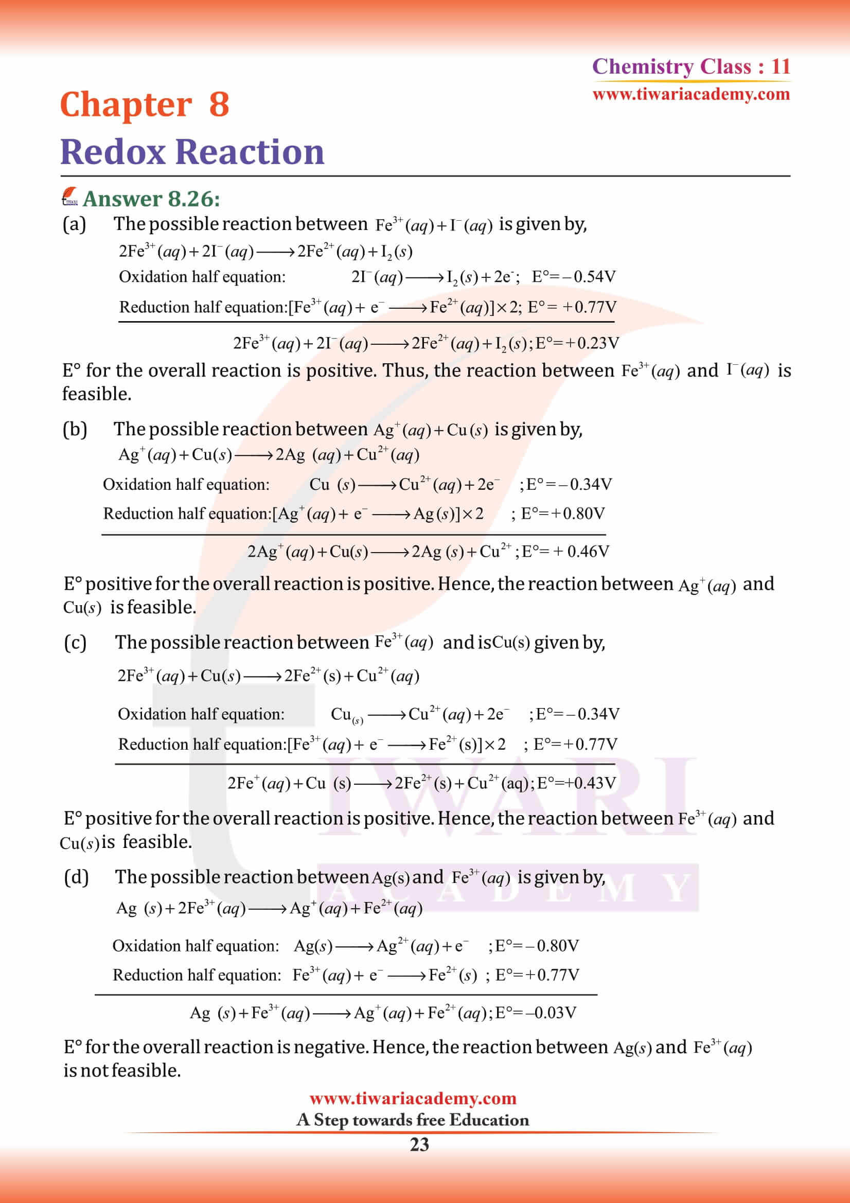 Class 11 Chemistry Chapter 8 free download